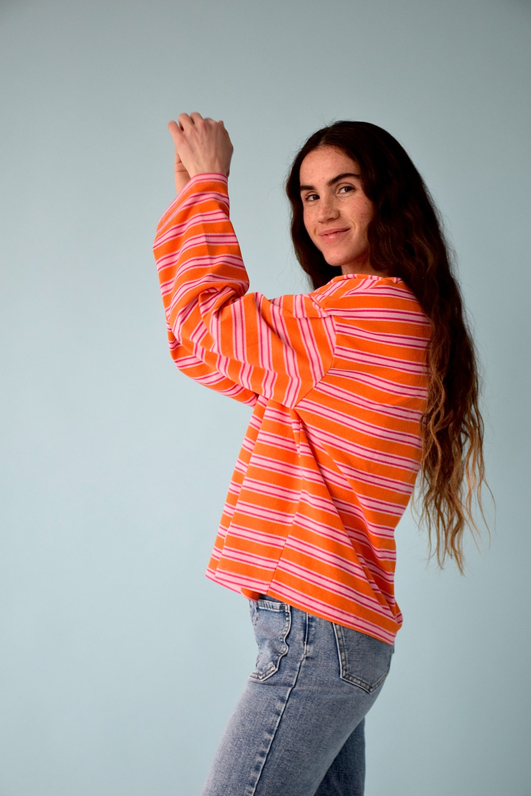 Pipa Orange and Fuchsia T-shirt