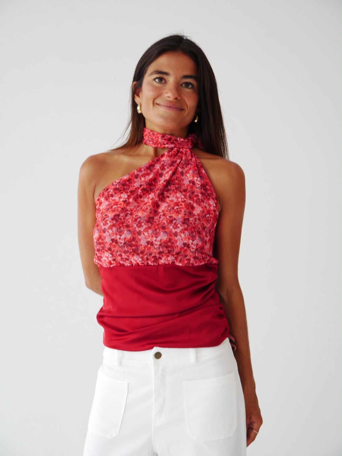 Top Azahar Rosa