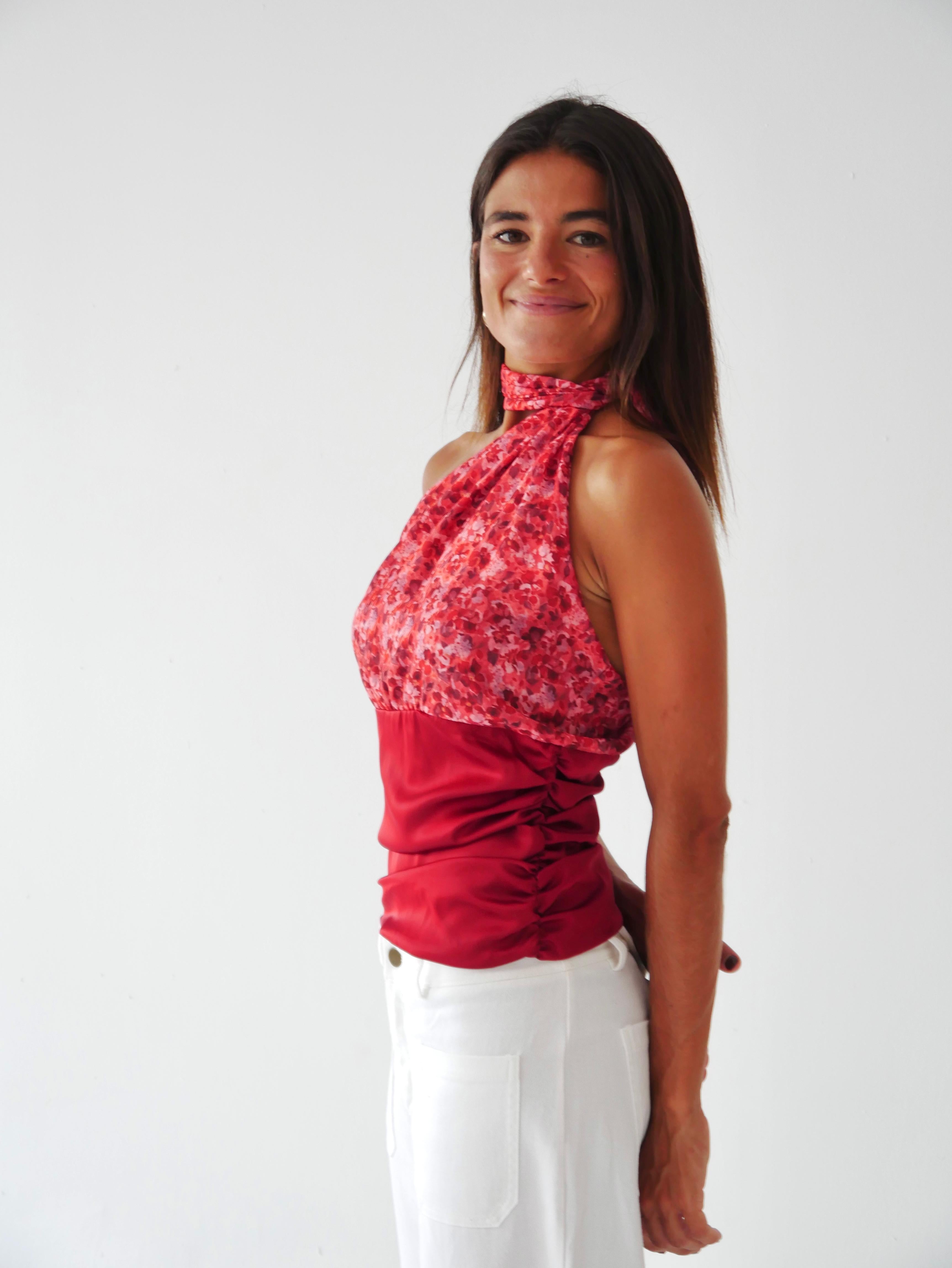 Top Azahar Rosa