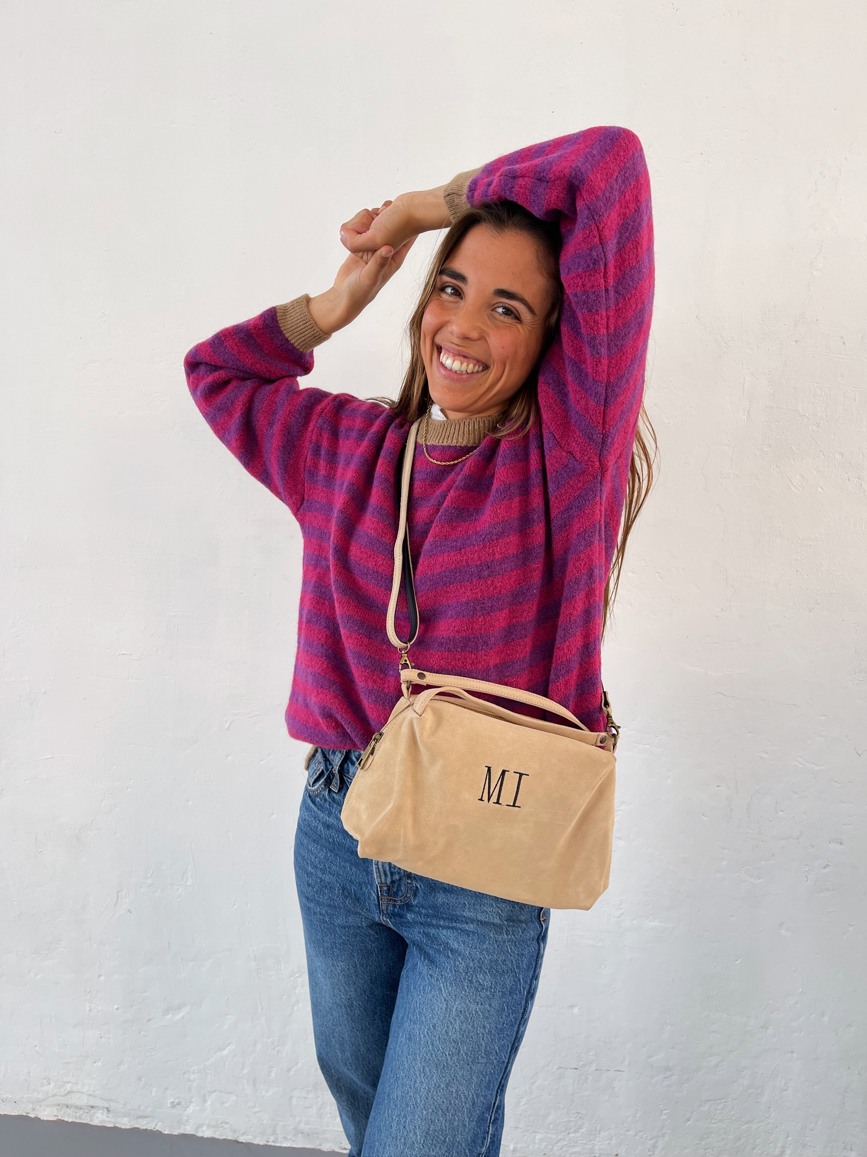 Bandolera Big Ante Beige