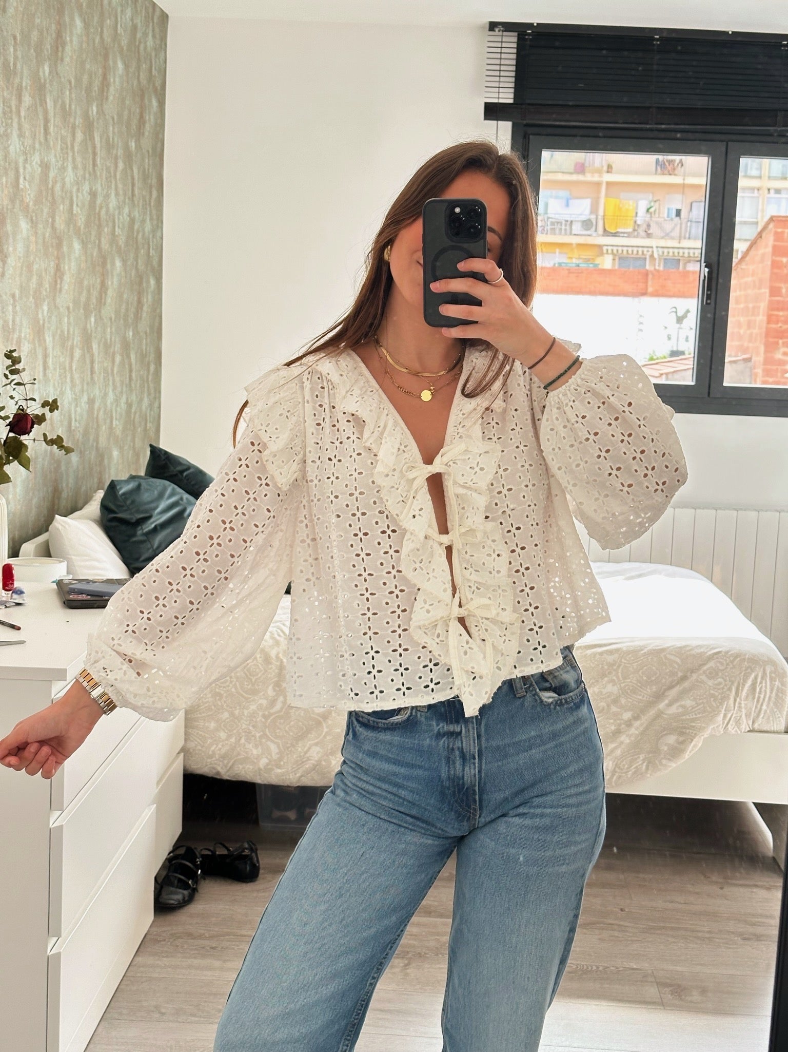 Charlotte White Blouse