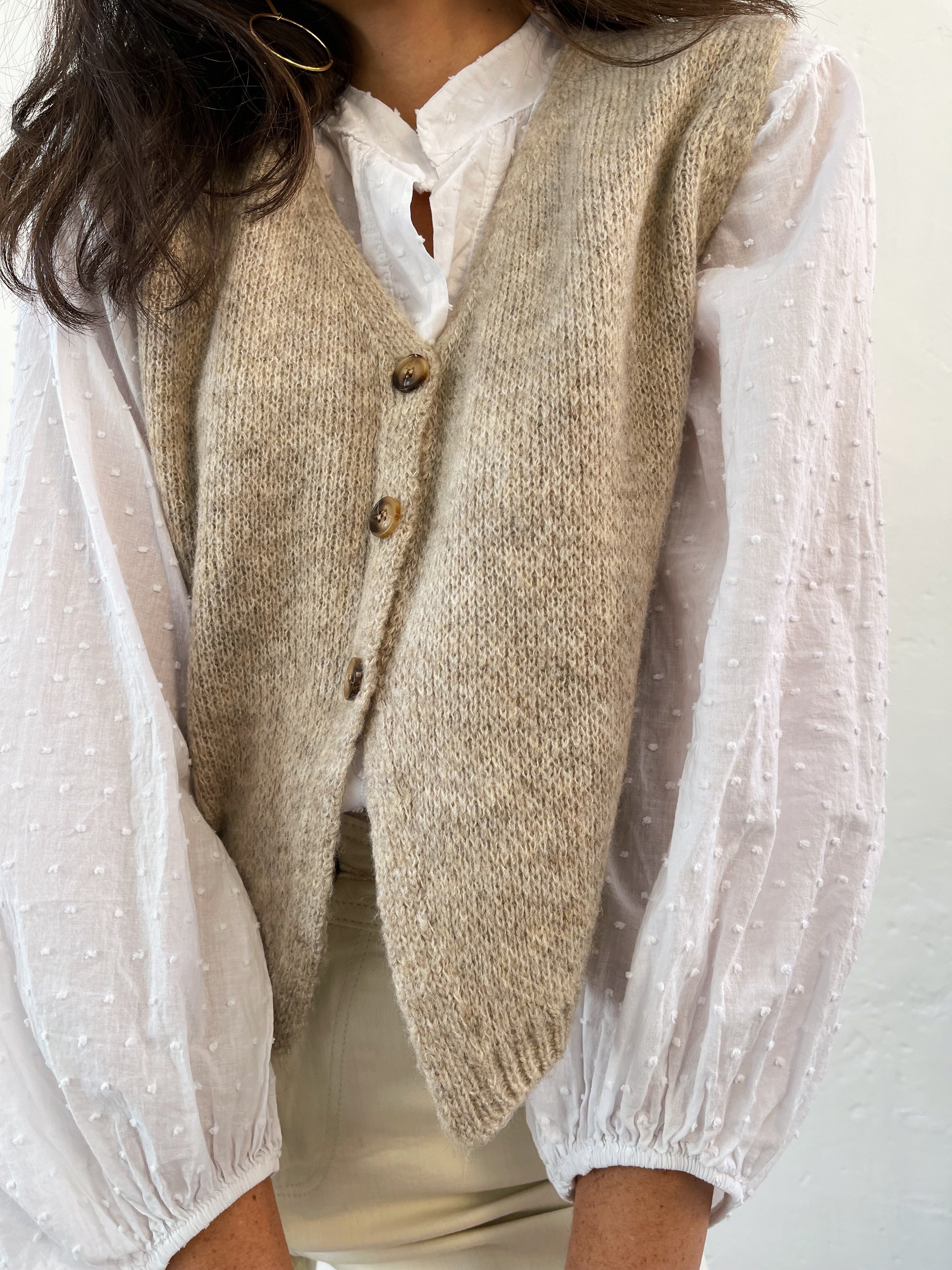 Chaleco Rous Beige