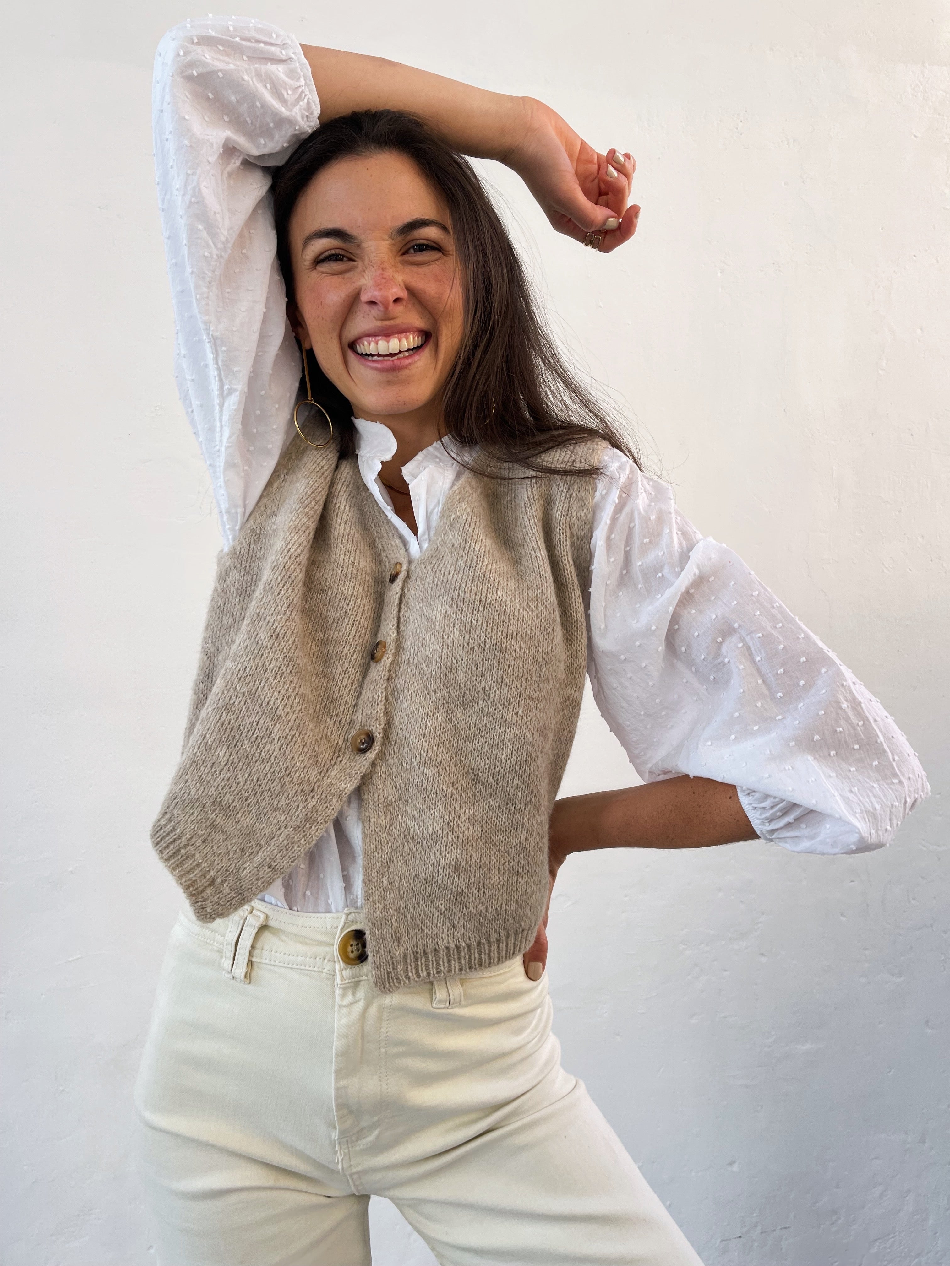 Chaleco Rous Beige