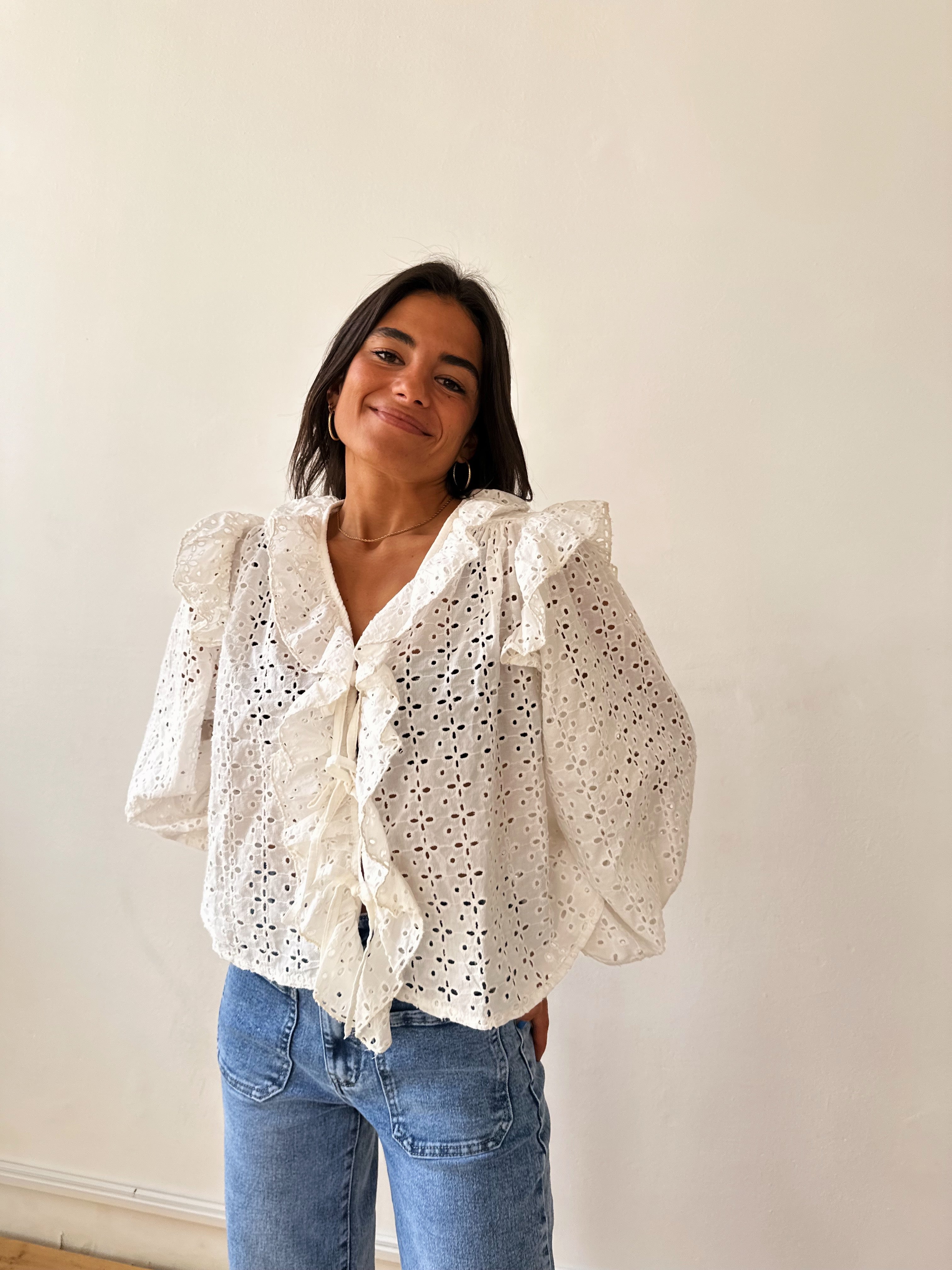 Charlotte White Blouse