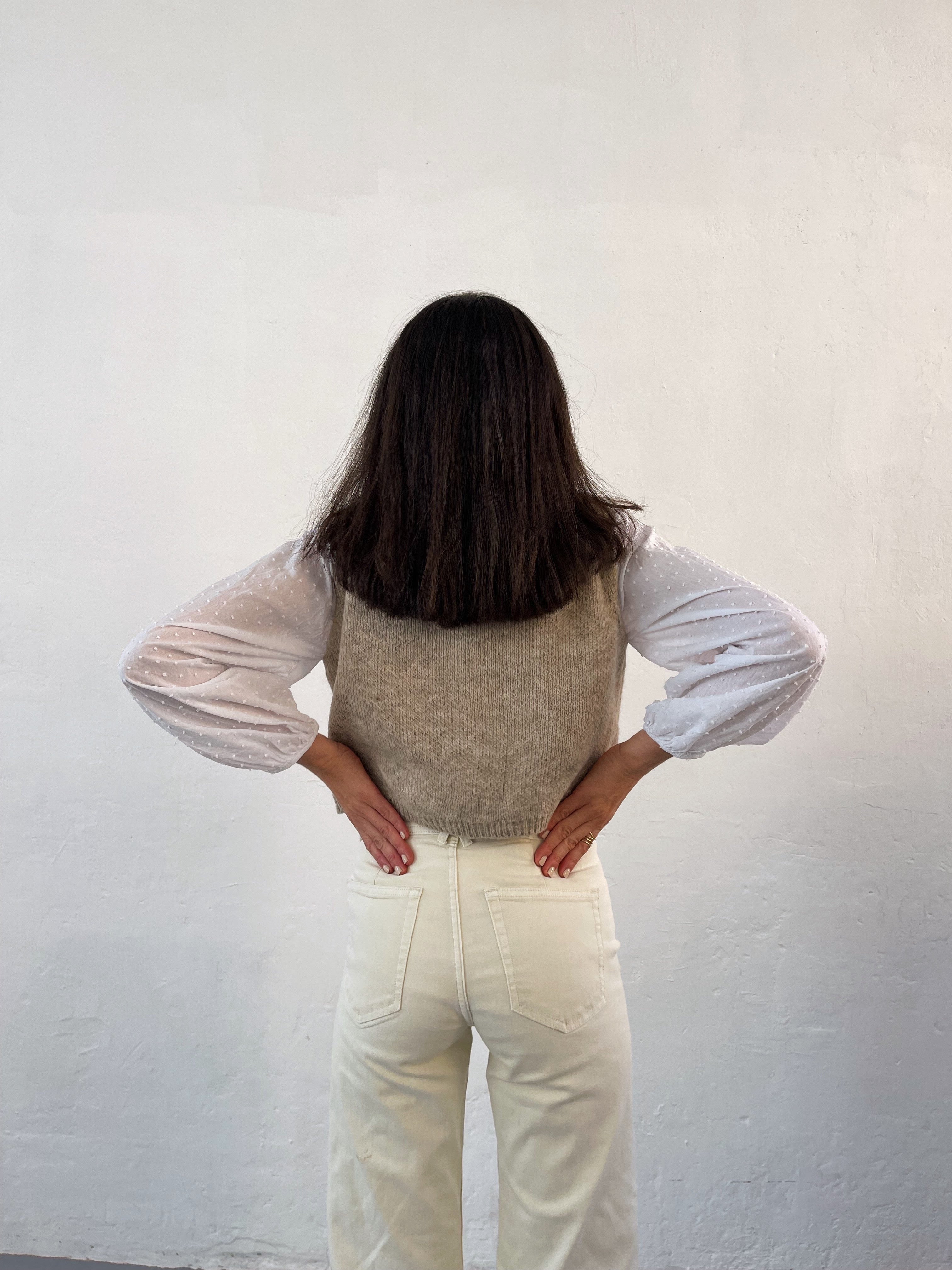 Chaleco Rous Beige