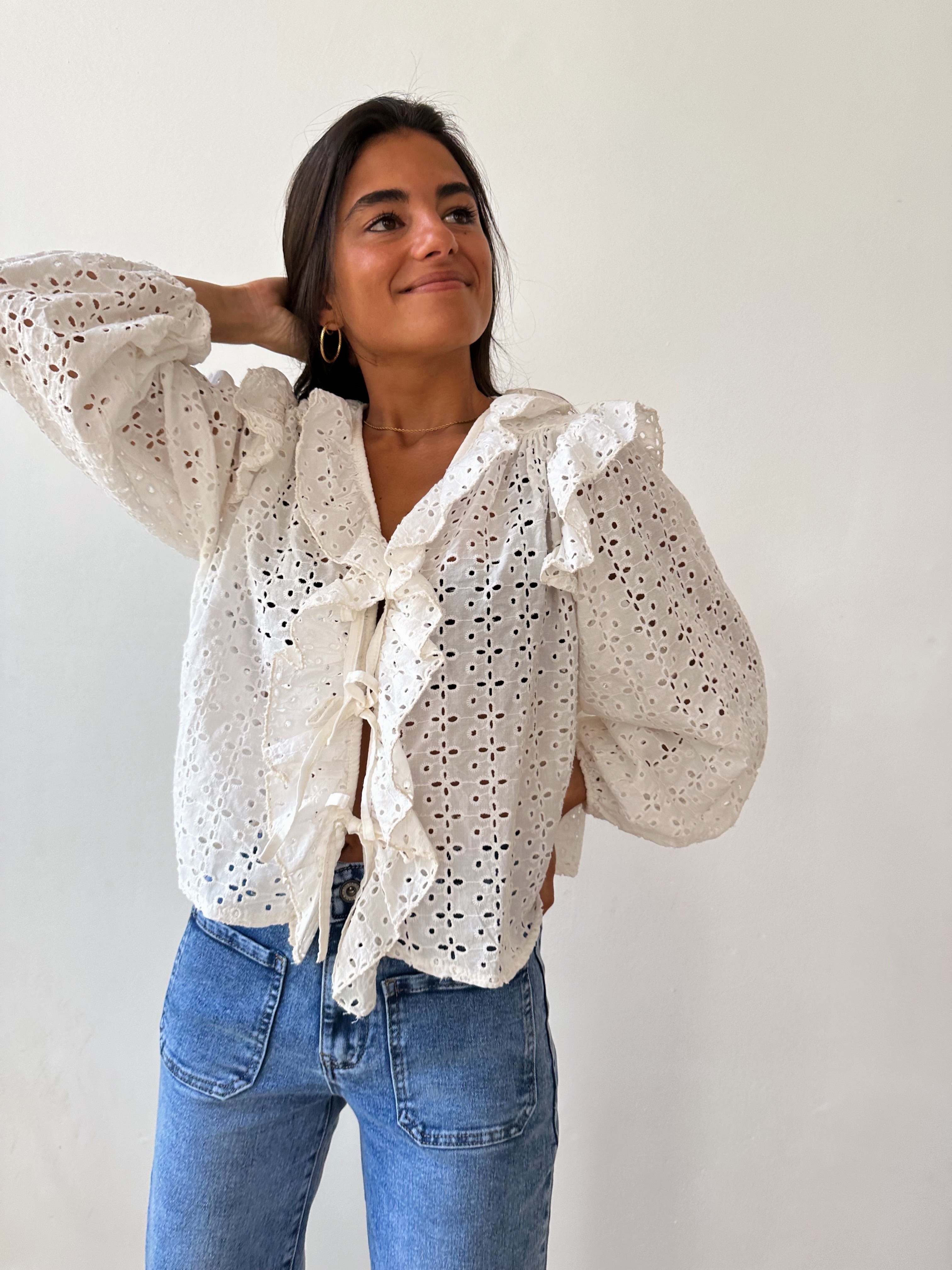 Charlotte White Blouse