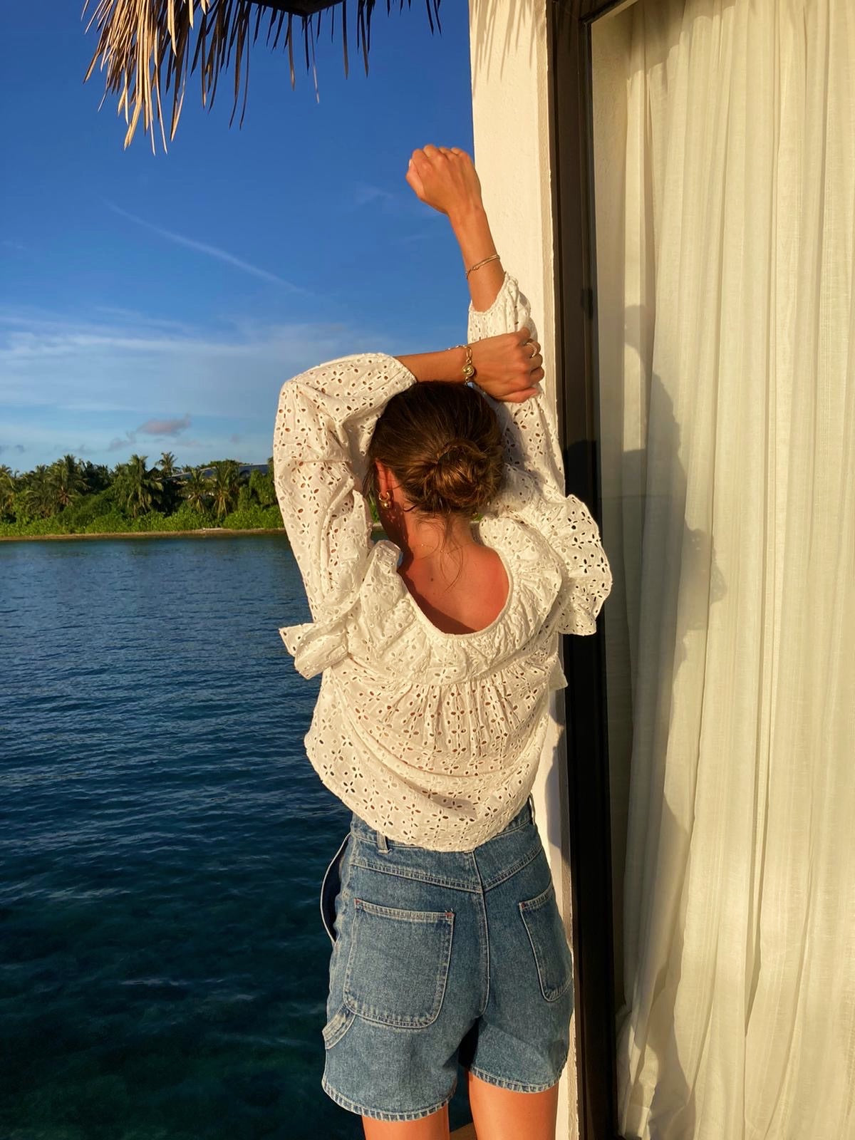 Charlotte White Blouse