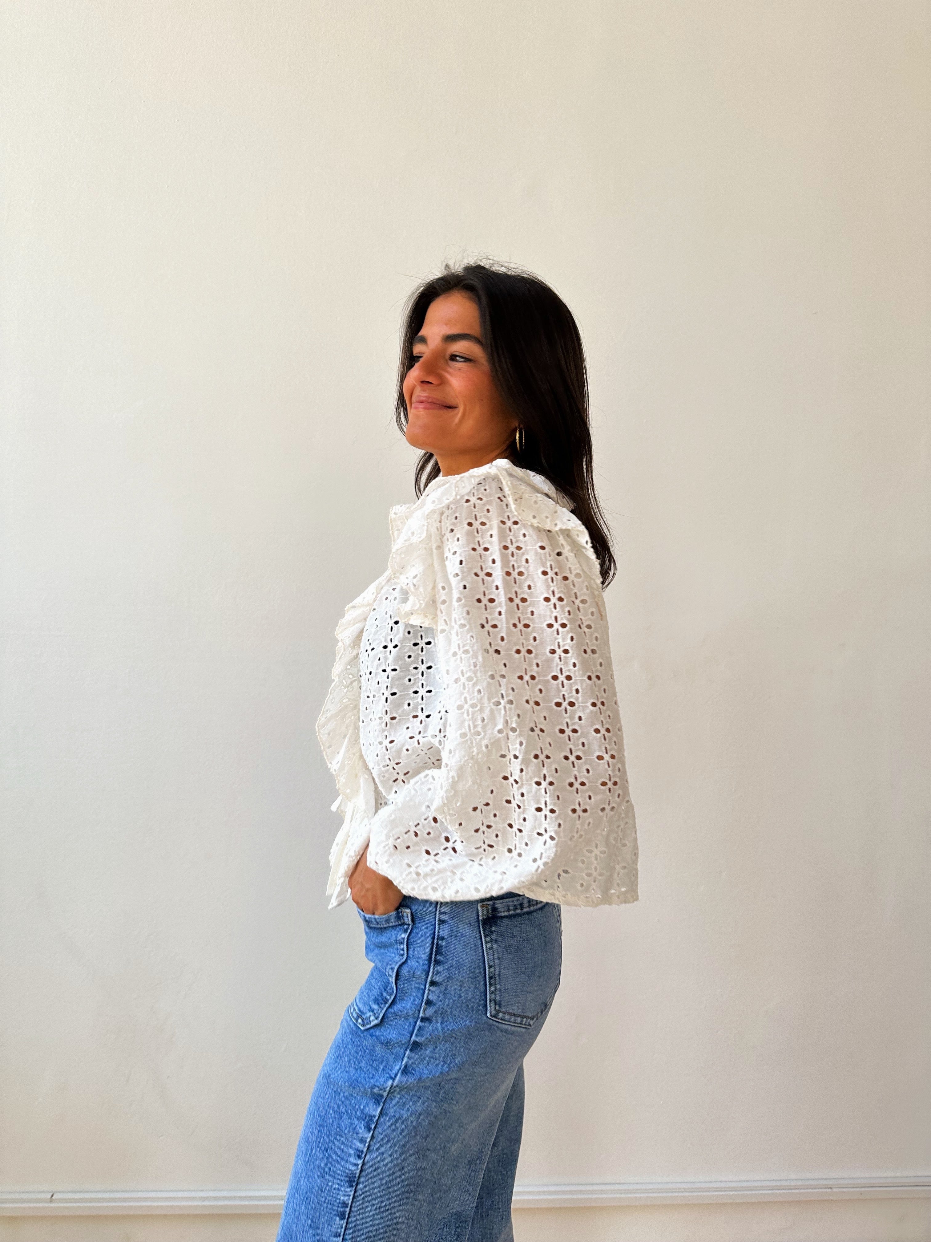 Charlotte White Blouse
