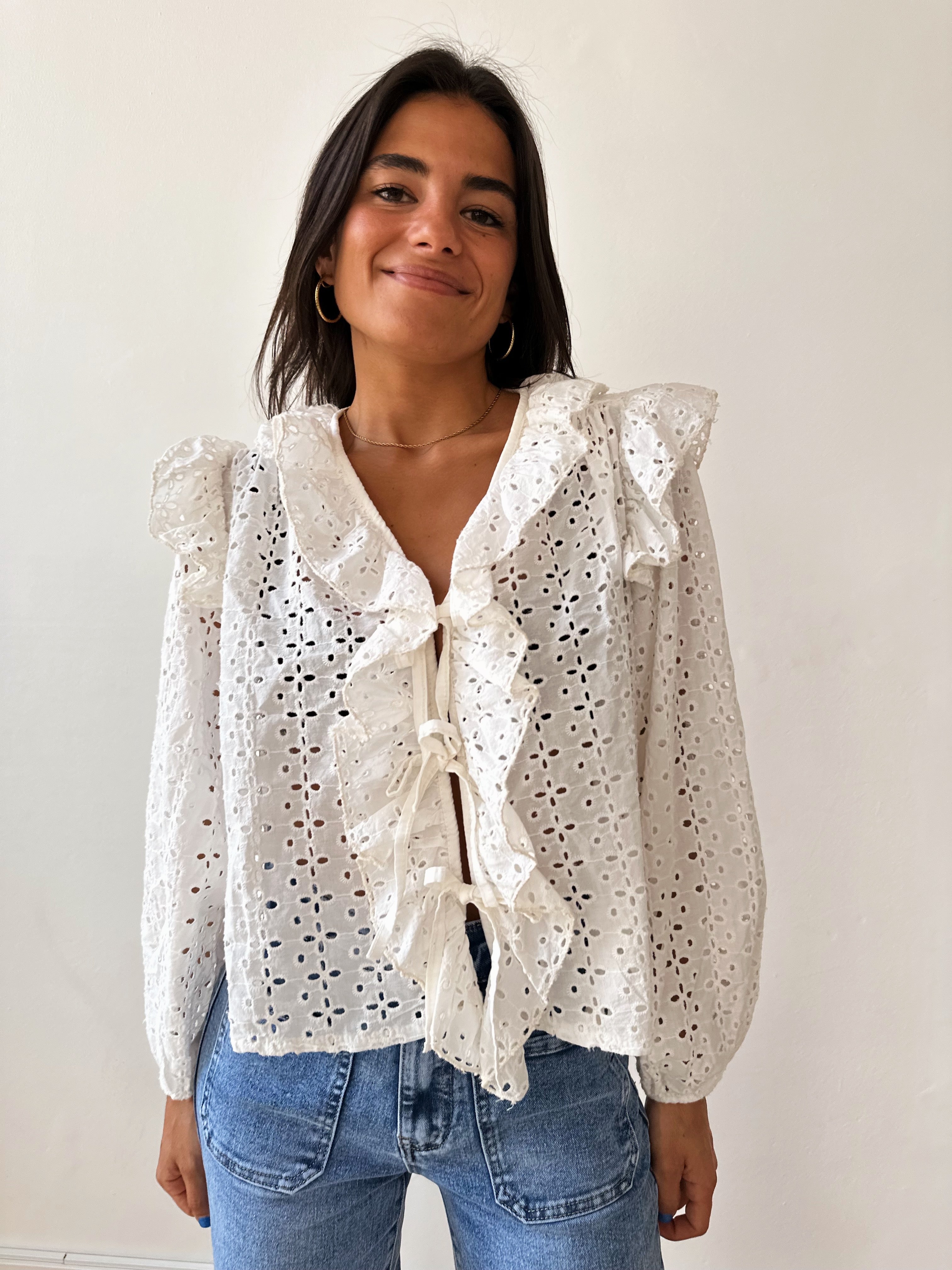 Charlotte White Blouse