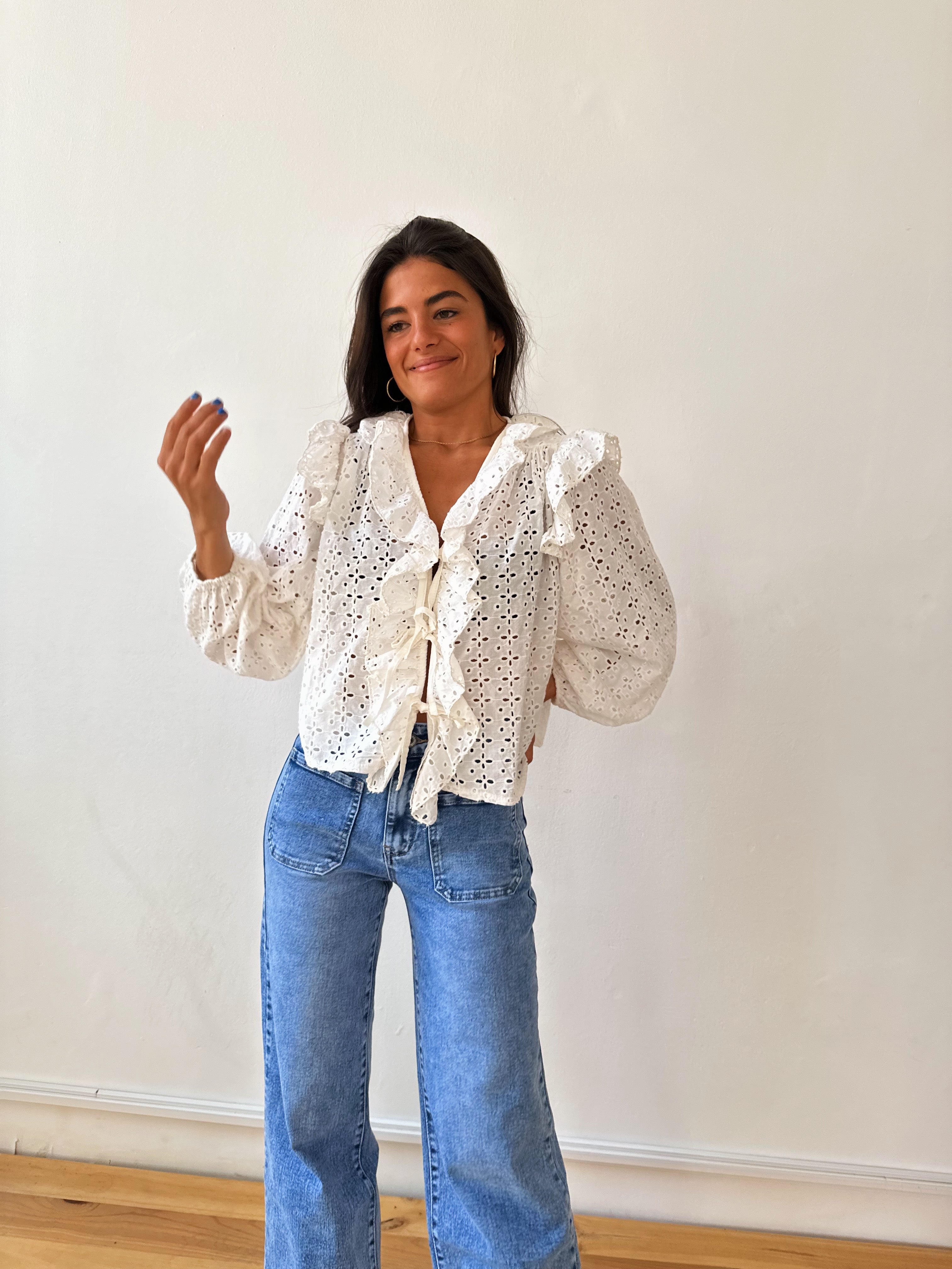 Charlotte White Blouse