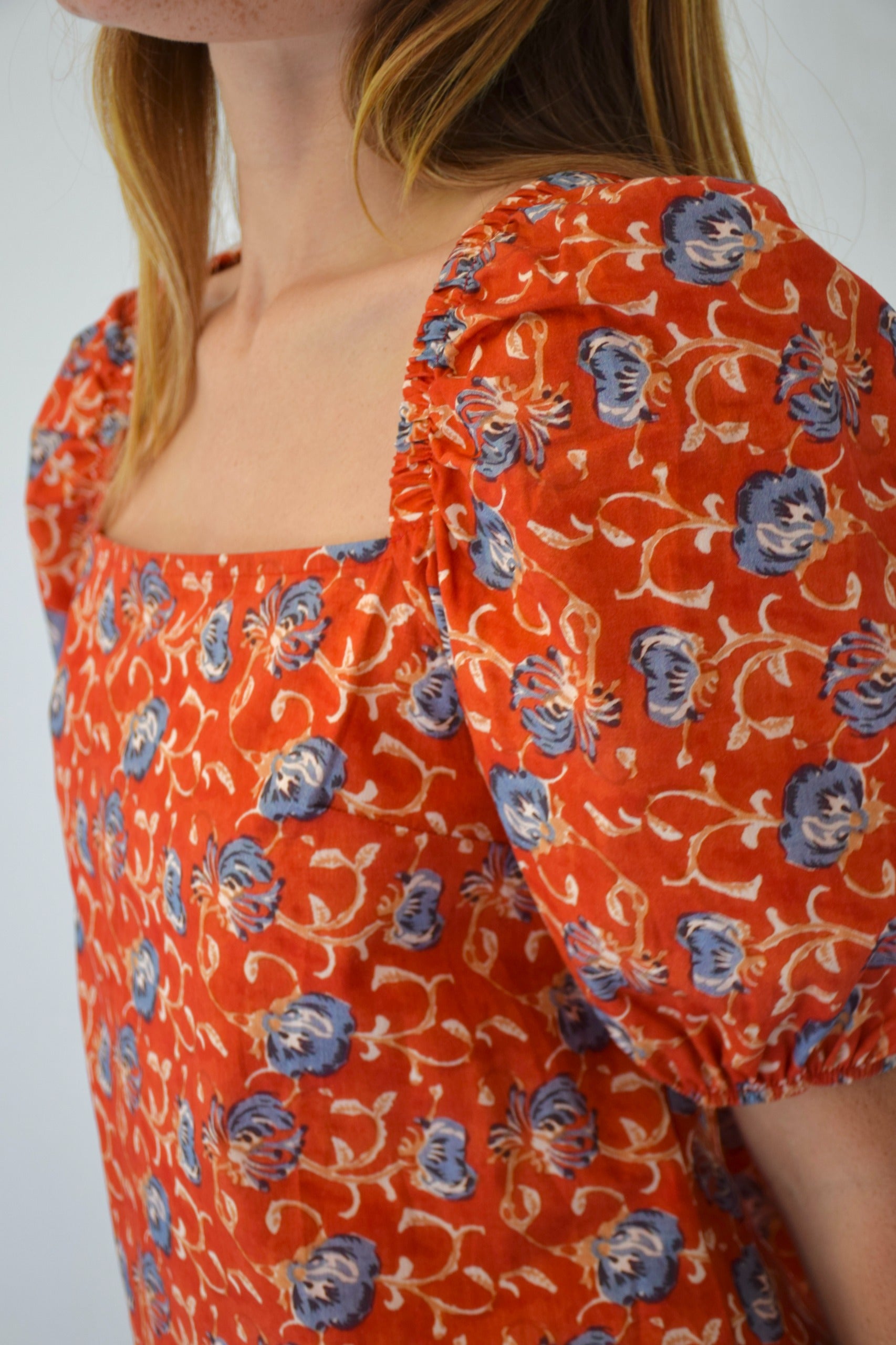 Vestido Bruna Lirio Rojo