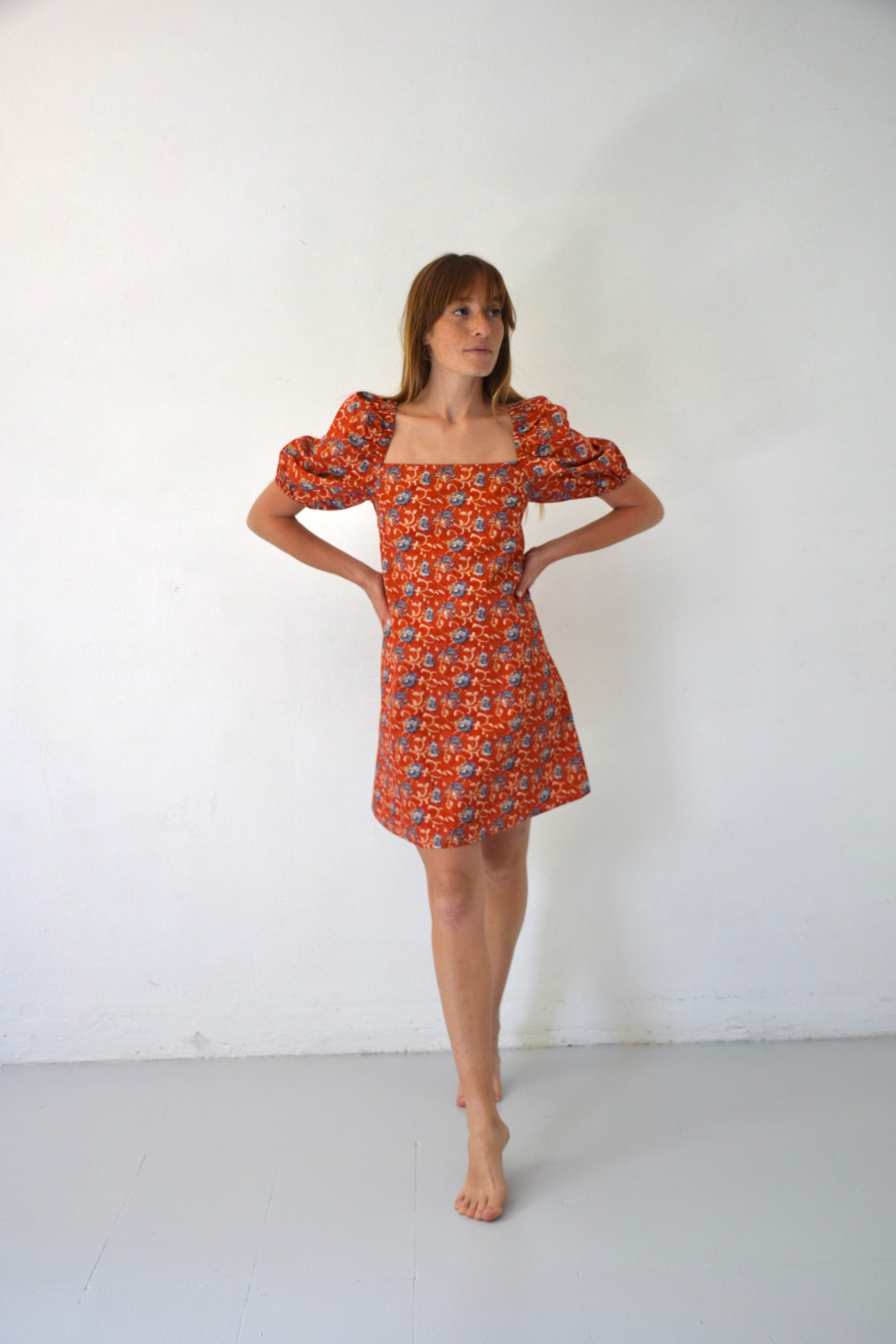 Vestido Bruna Lirio Rojo