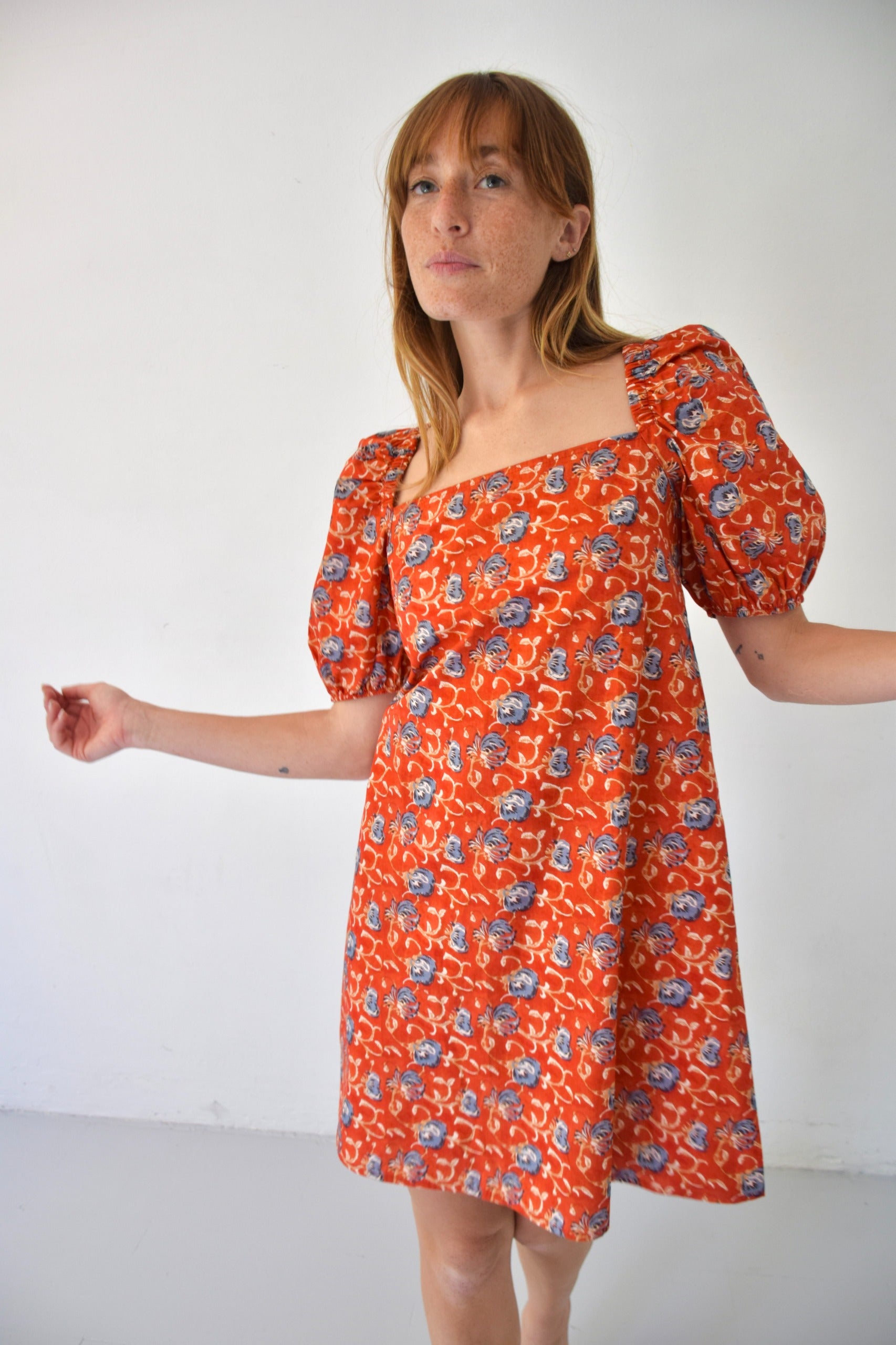 Vestido Bruna Lirio Rojo