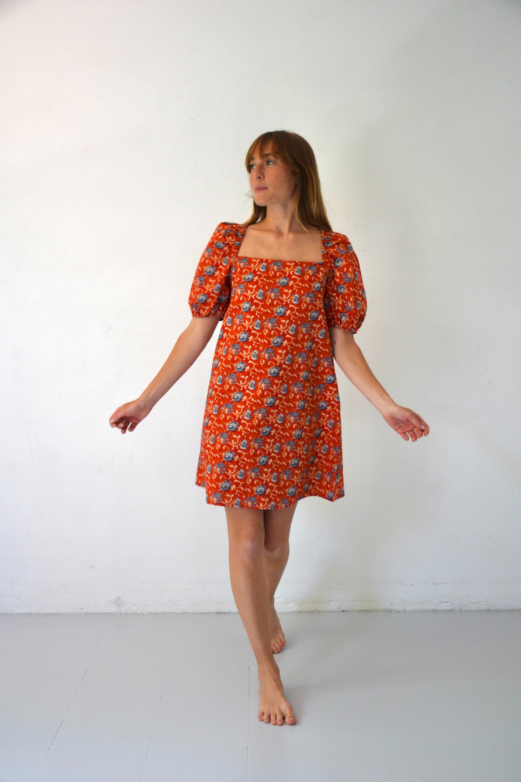 Vestido Bruna Lirio Rojo