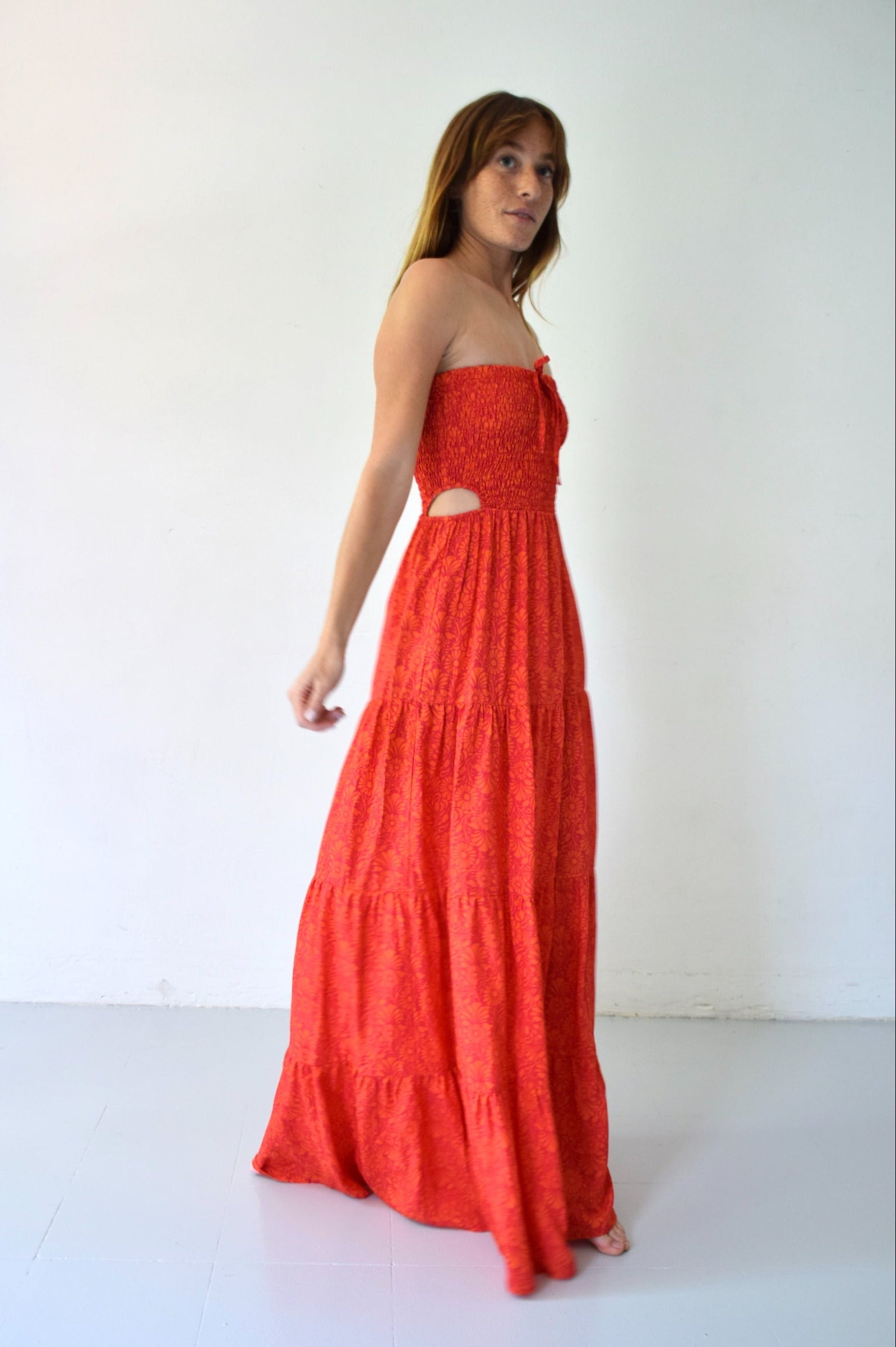 Vestido Casiopea Naranja