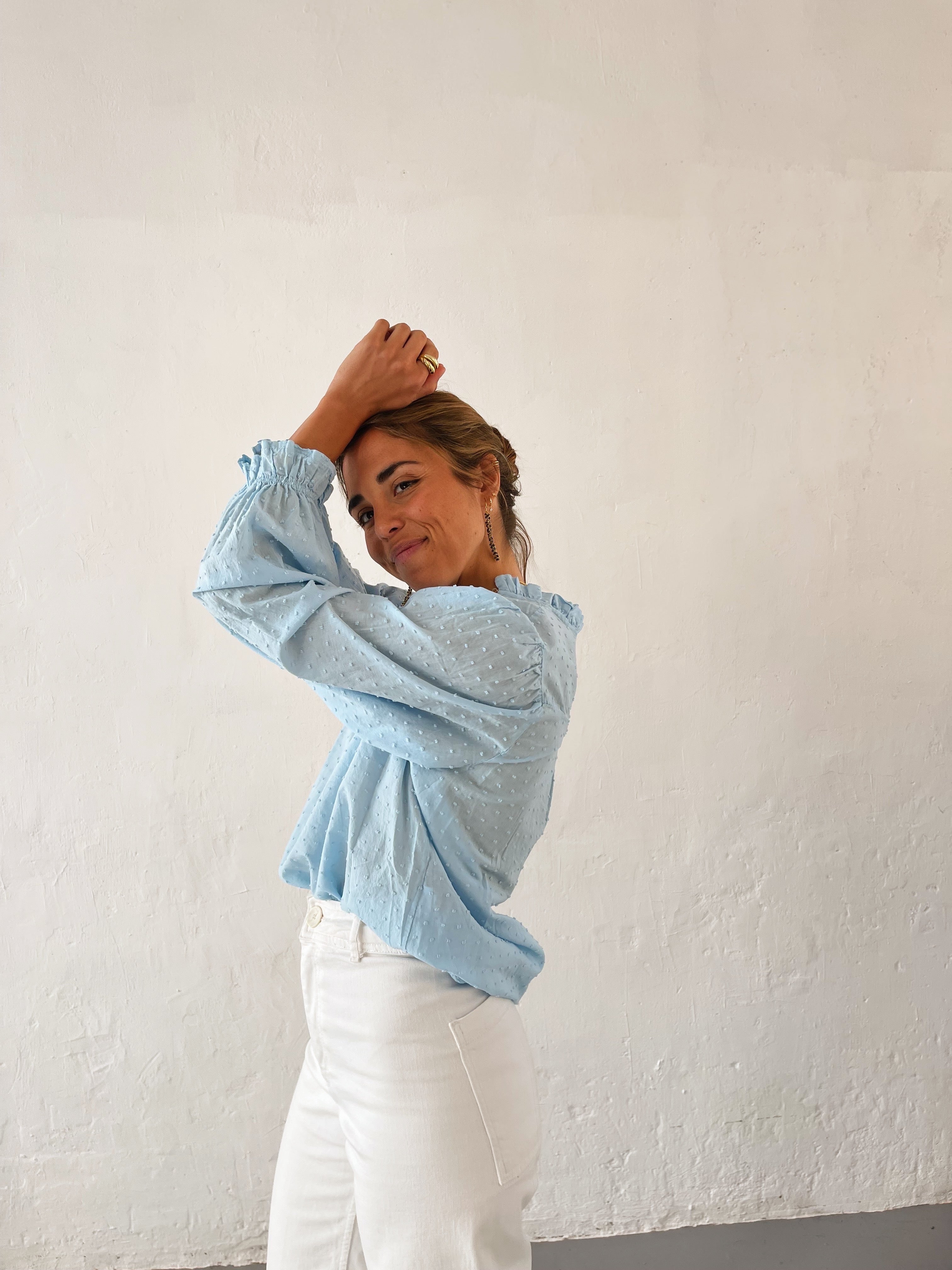 Isabella Sky Blue Blouse