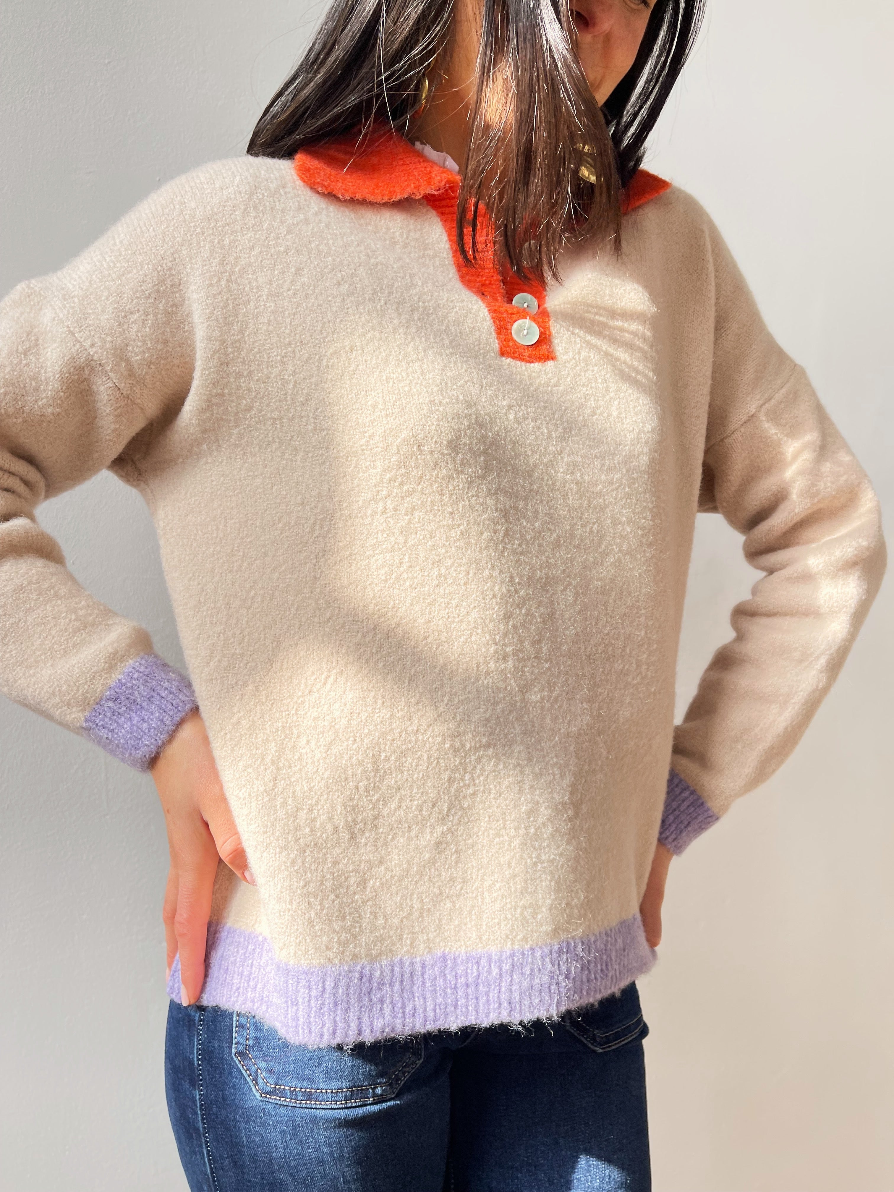 Sienna Beige Sweater