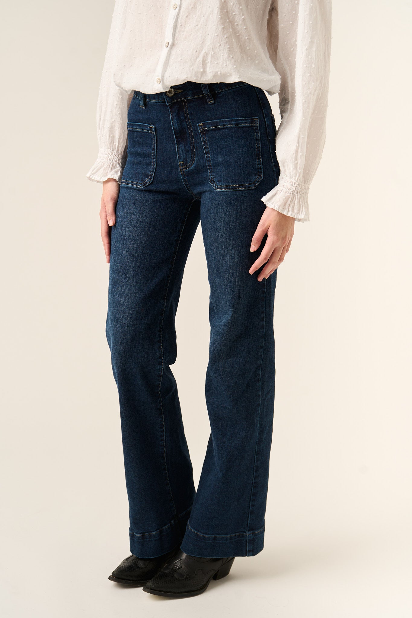 Claudia Navy Jeans