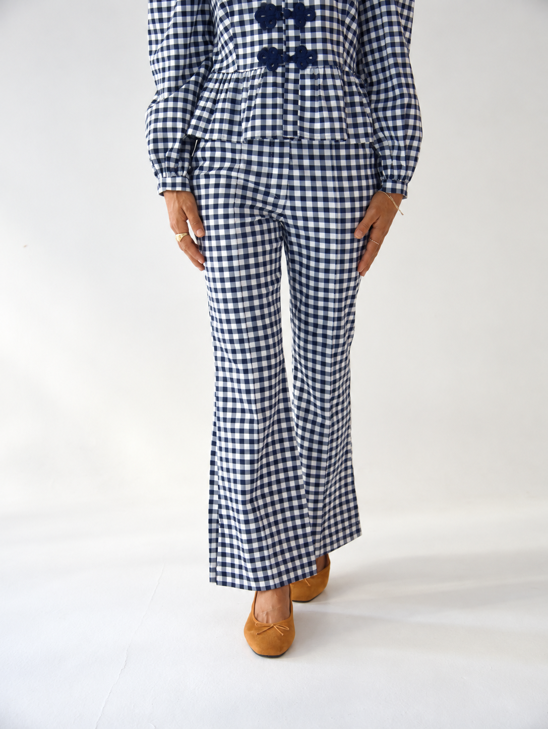 Pantalón Rome Vichy Azul