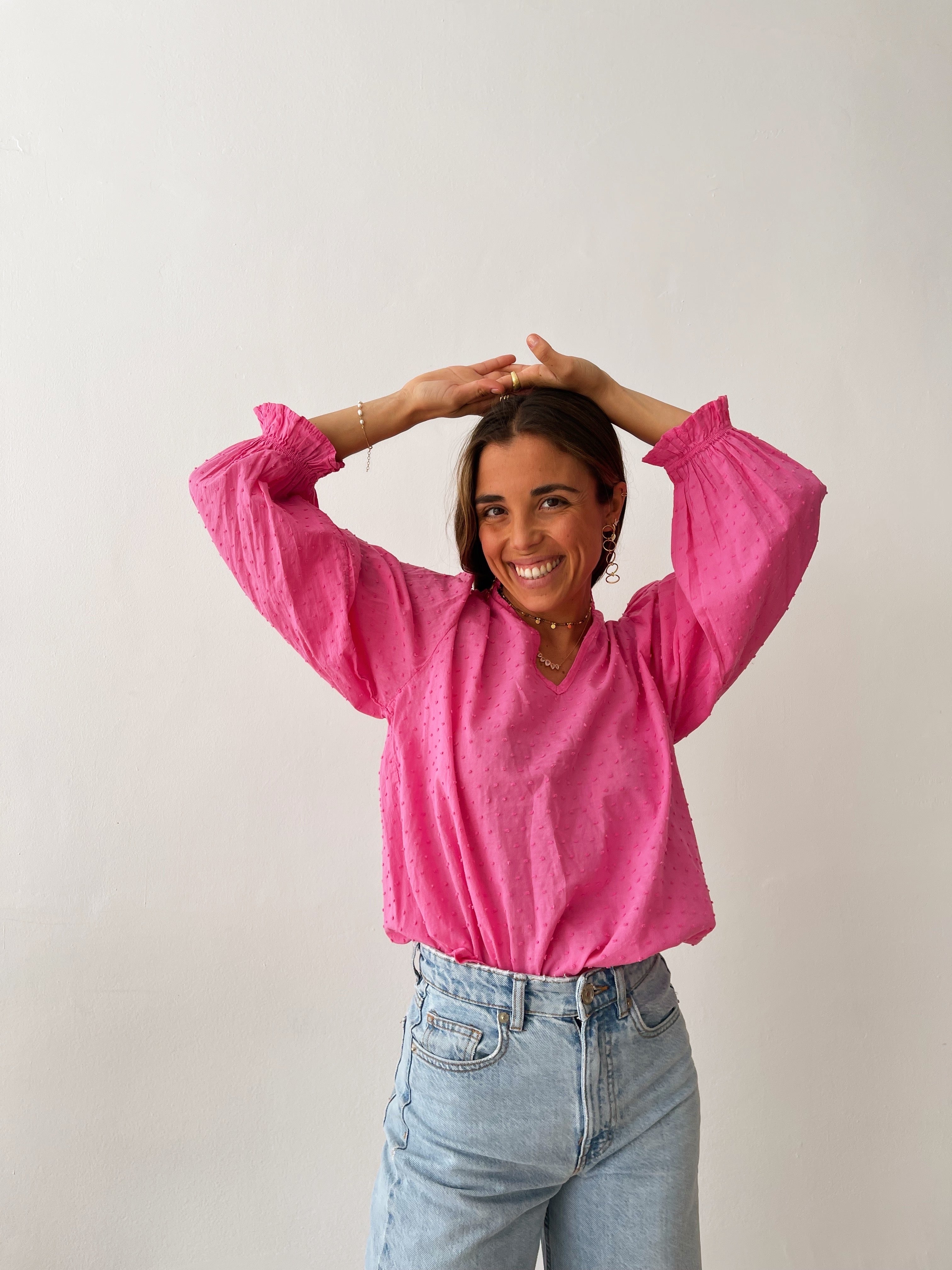 Isabella Fuchsia Blouse