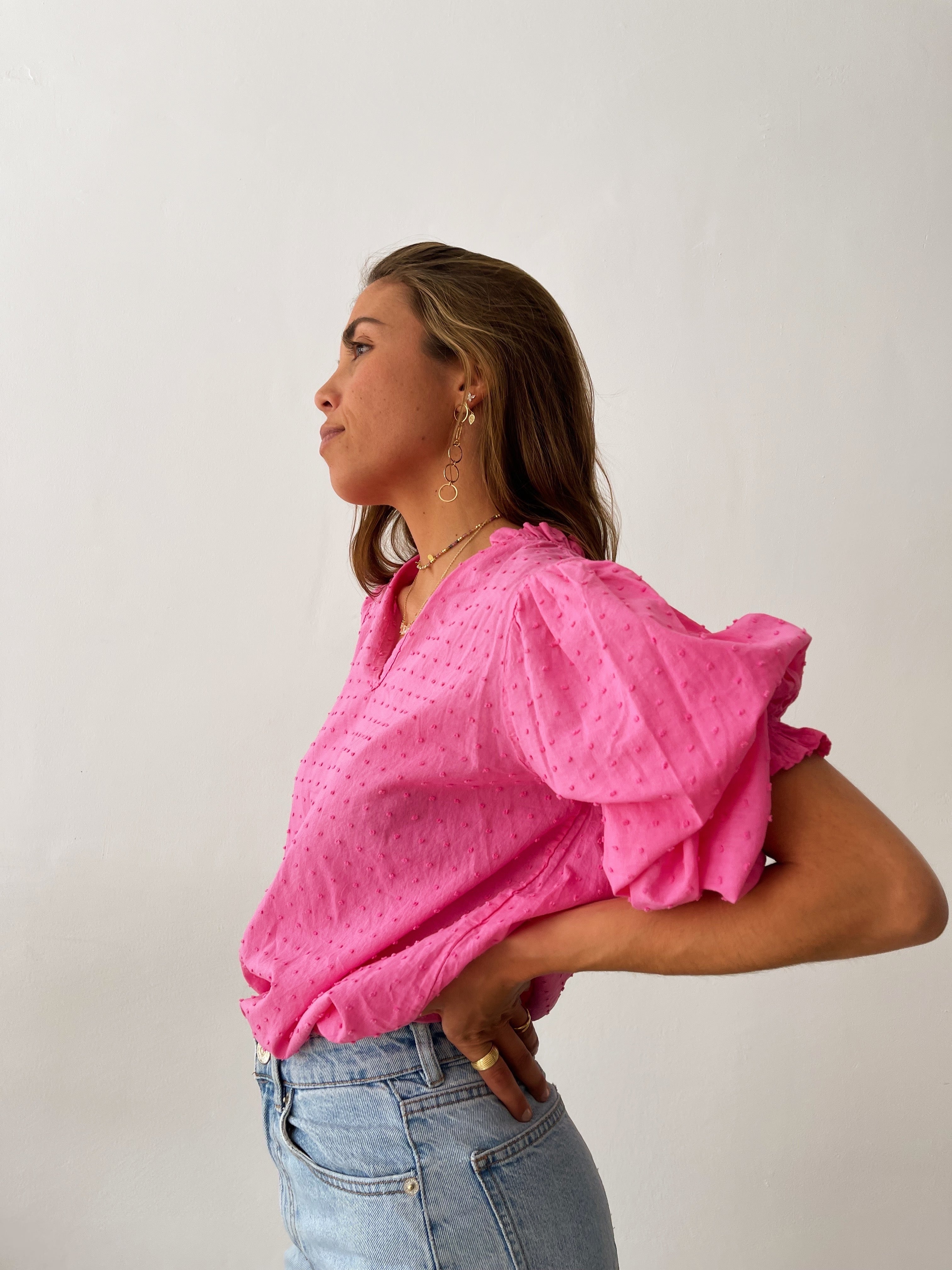 Isabella Fuchsia Blouse