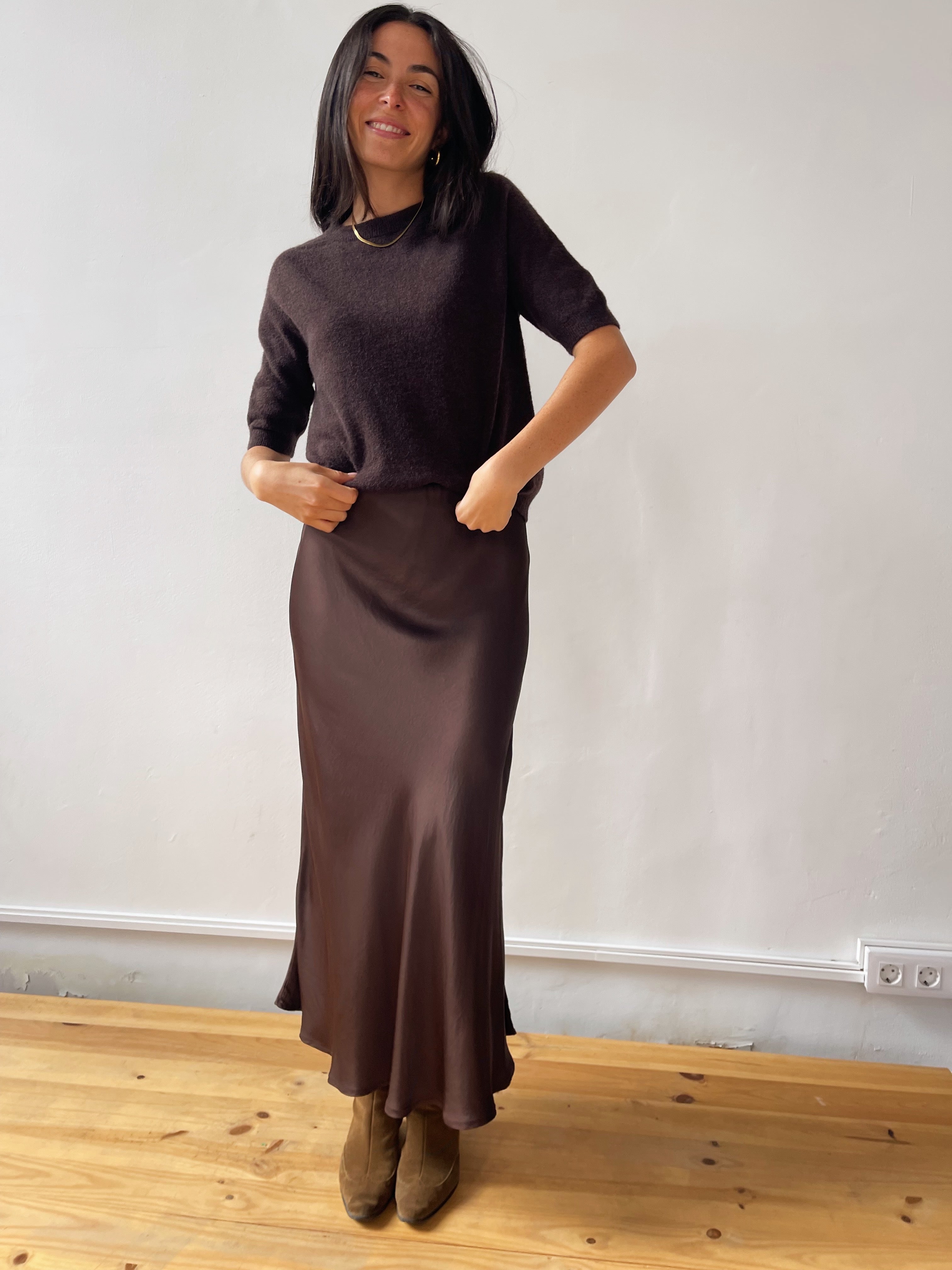 Tania Brown Skirt