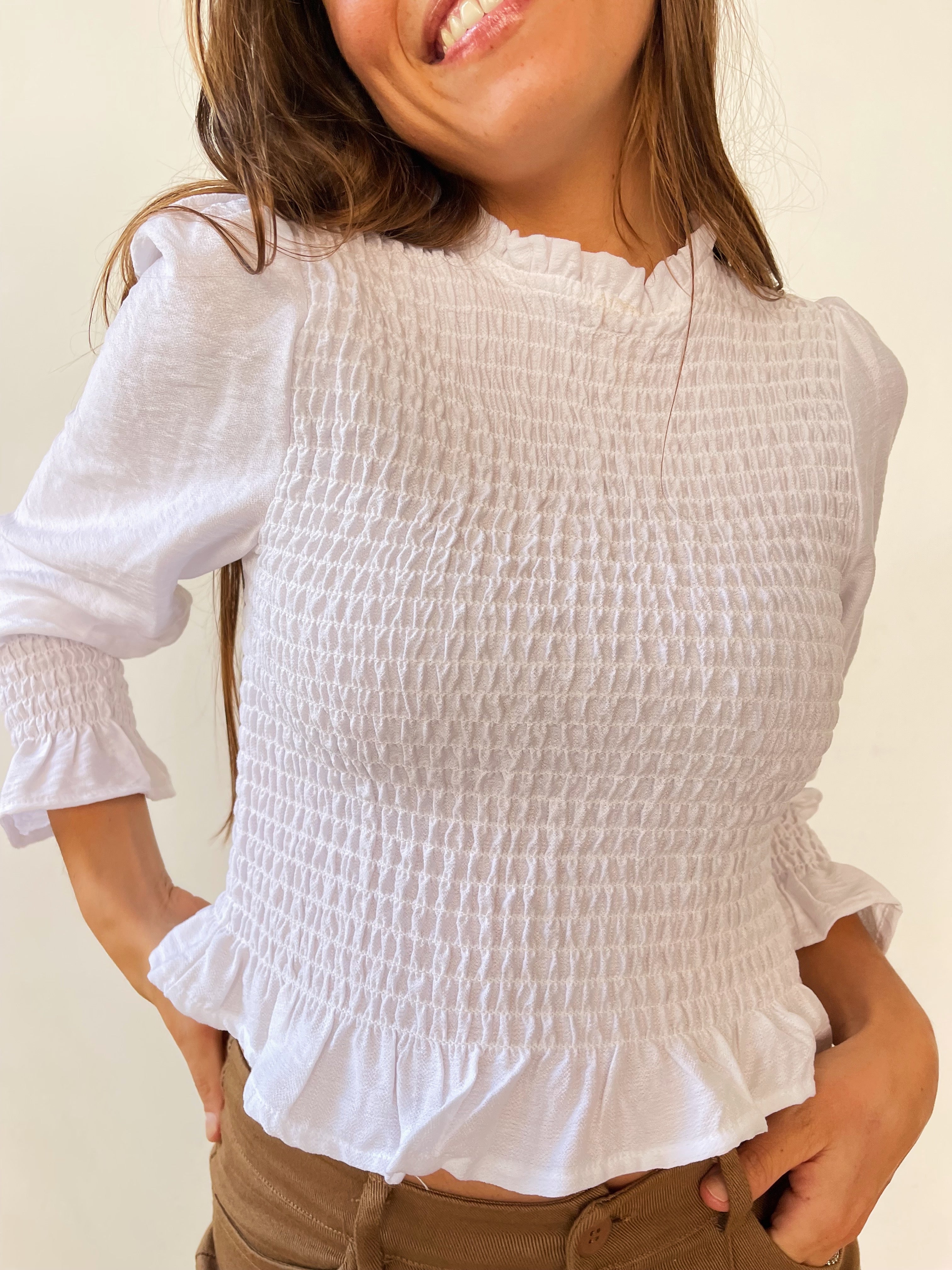 White Chia Blouse