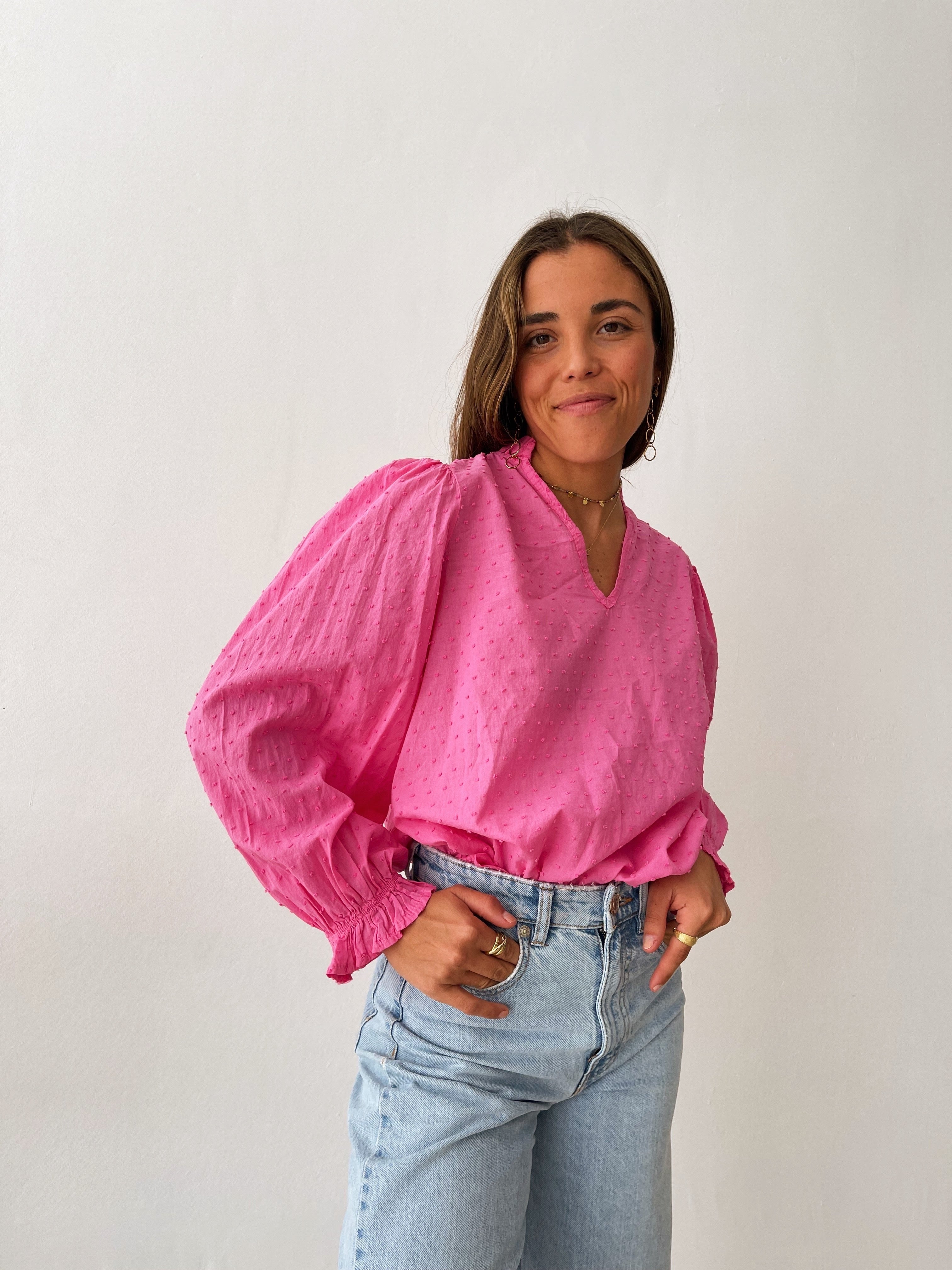 Isabella Fuchsia Blouse