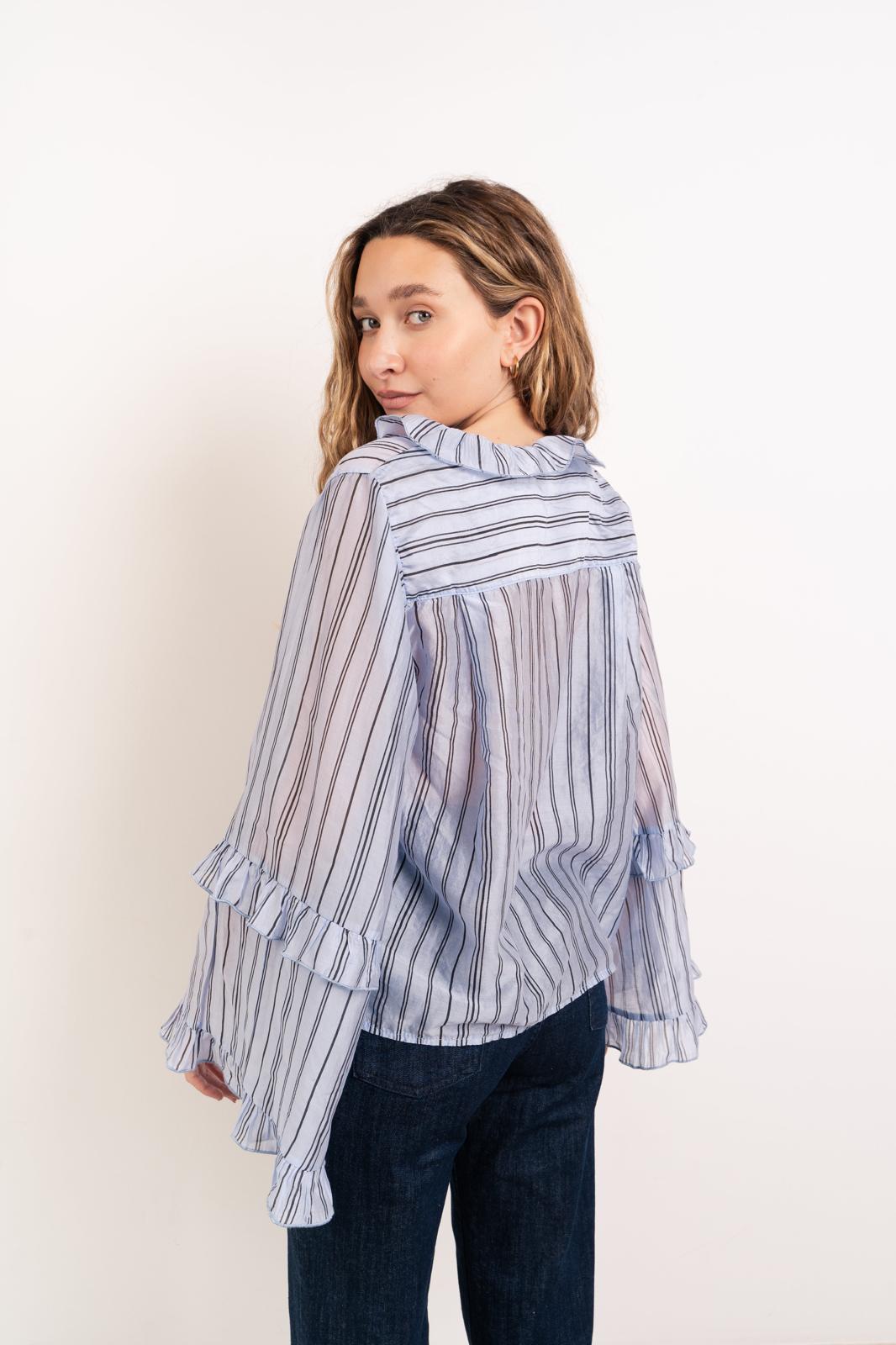 Alicia Blue Blouse
