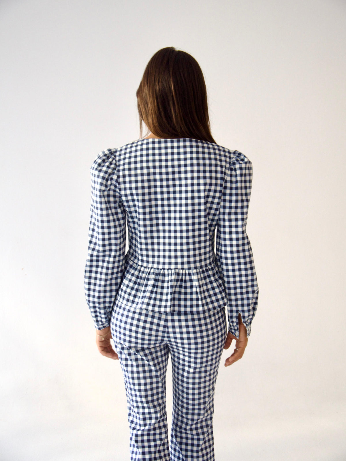 Blusa Rome Vichy Azul