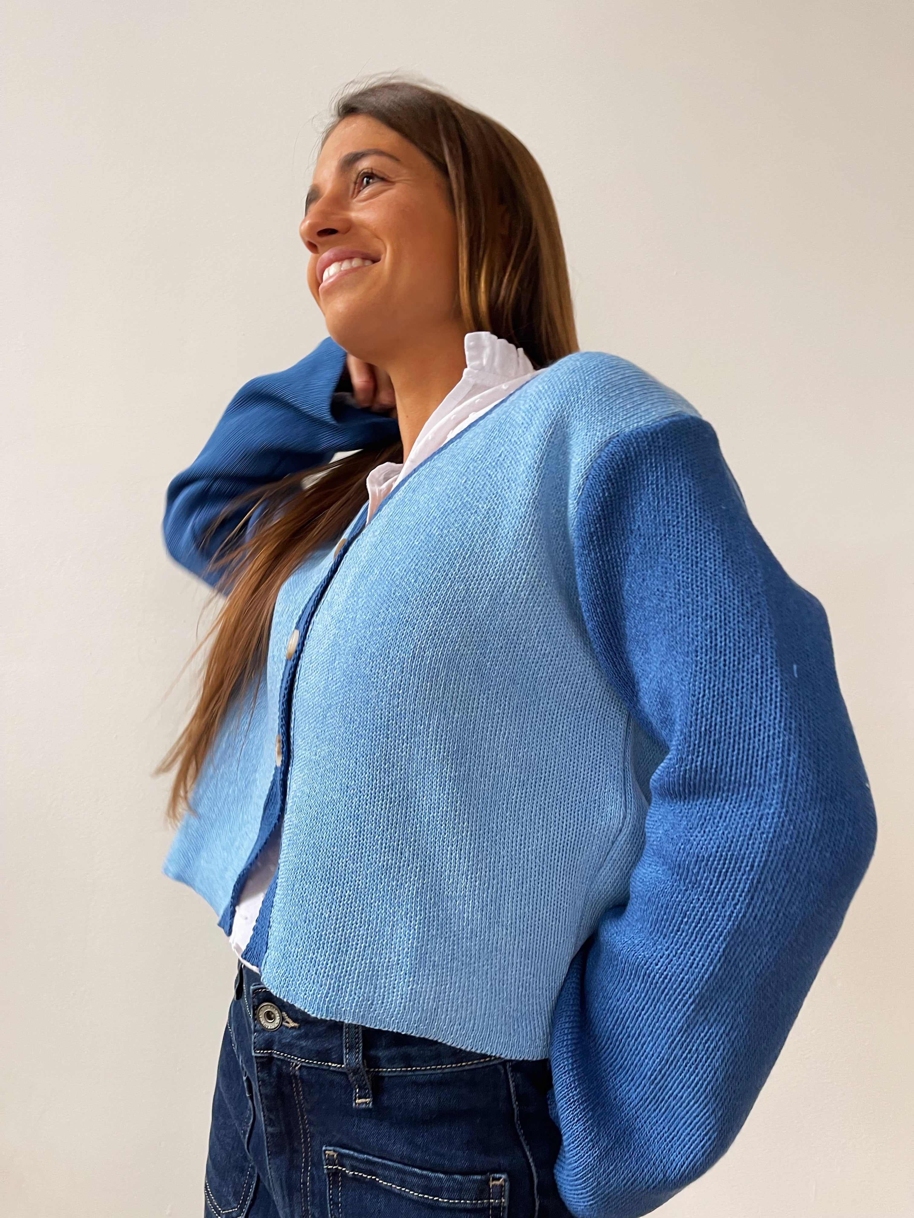 Rous Blue Cardigan