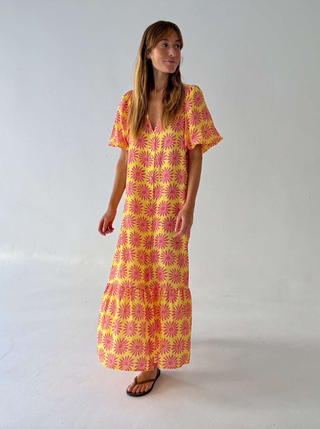 Vestido Mica Amarillo