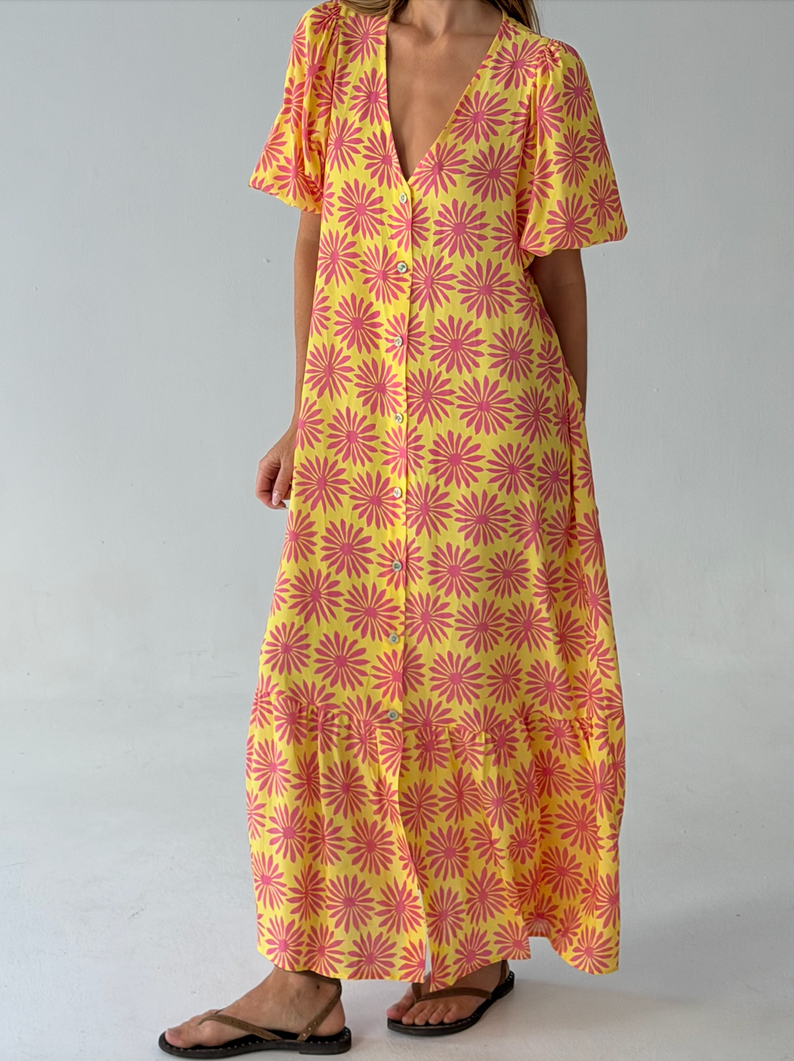 Vestido Mica Amarillo