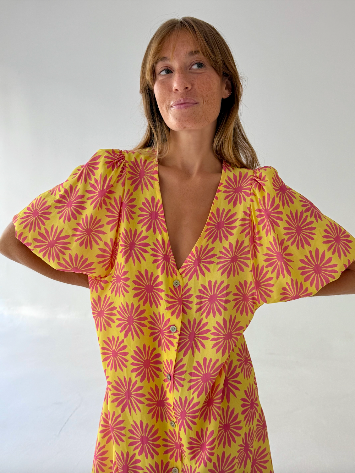 Vestido Mica Amarillo