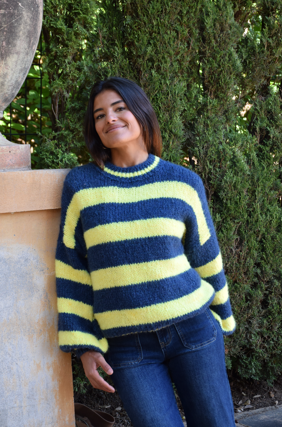 Jersey Aura Amarillo y Marino
