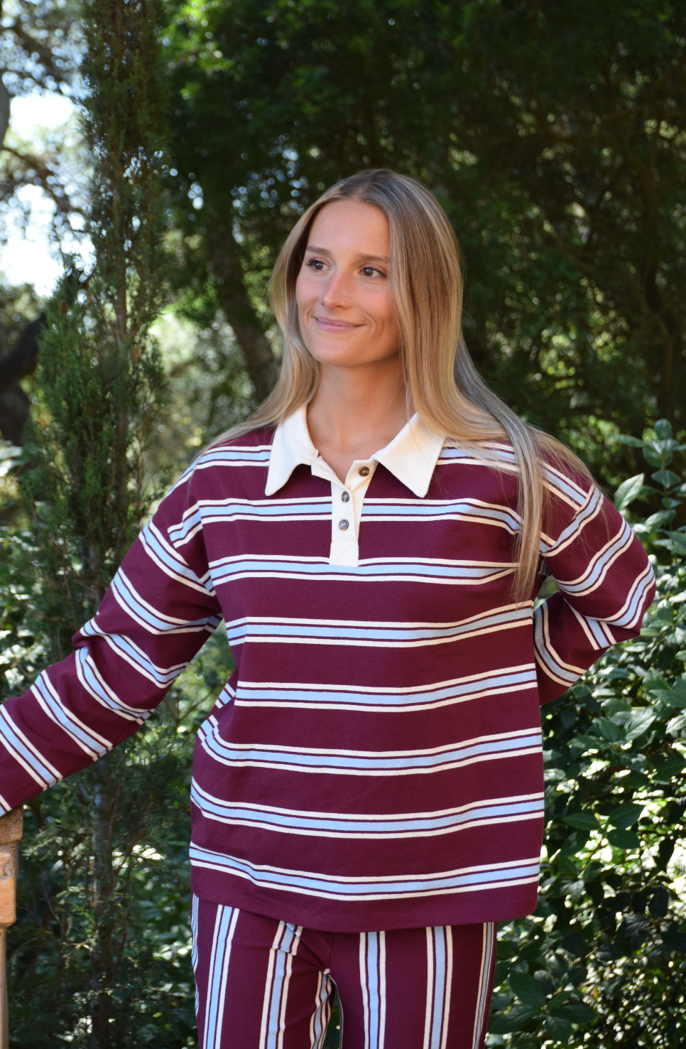 Filipa Burgundy T-shirt