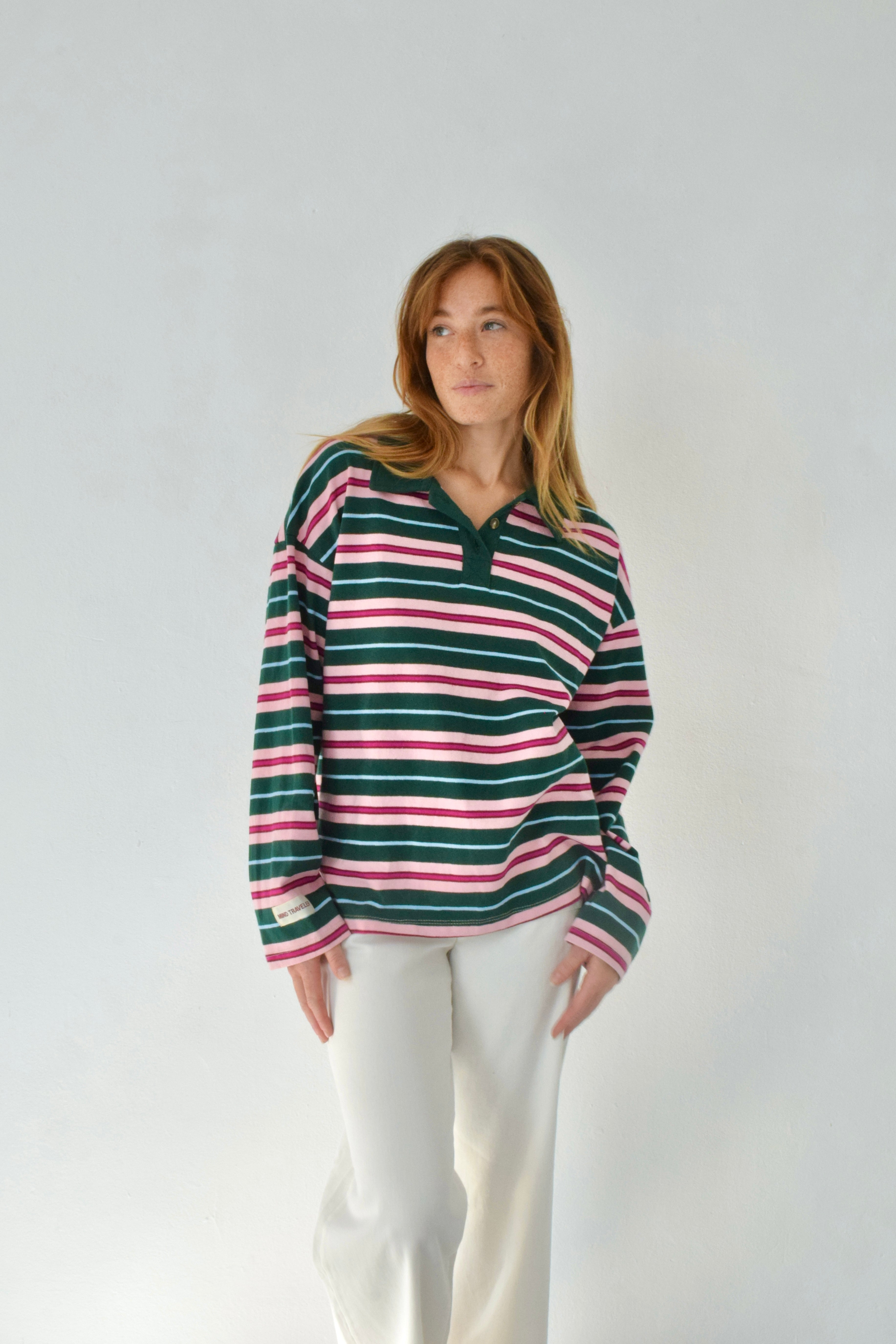Filipa Green and Pink T-shirt
