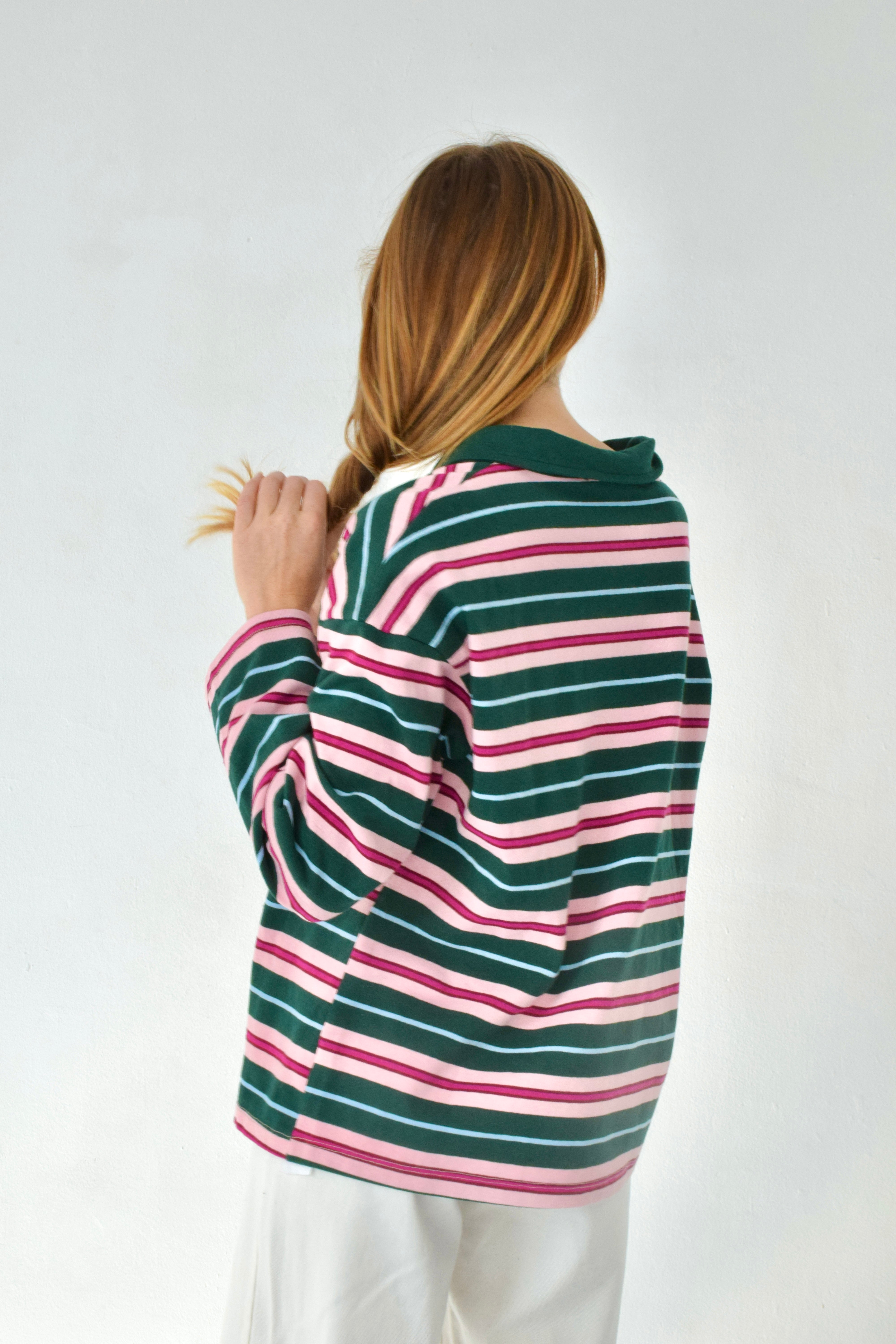 Filipa Green and Pink T-shirt