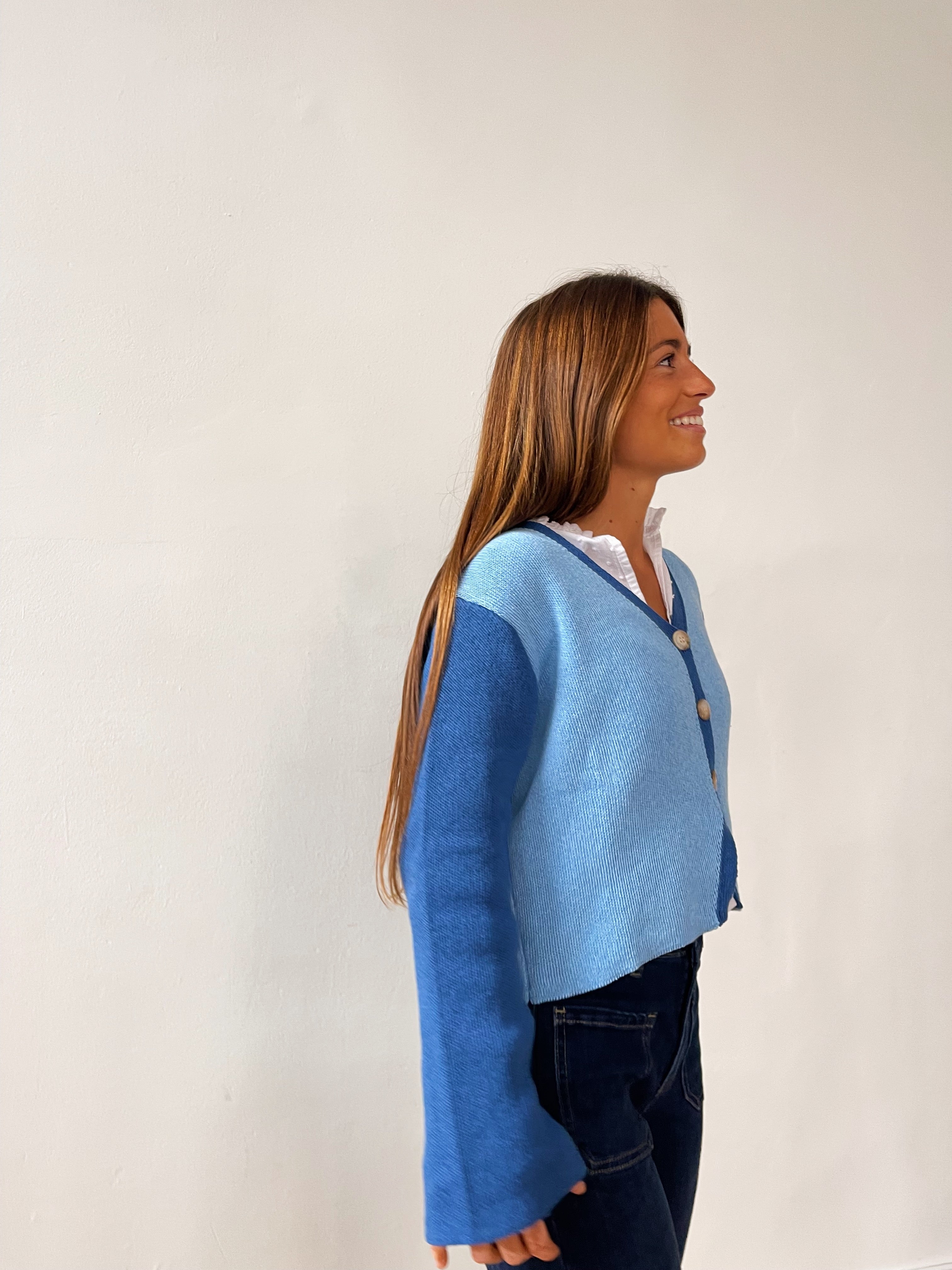 Rous Blue Cardigan