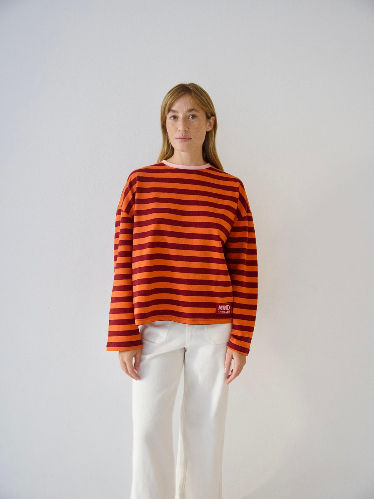 Camiseta Núria Naranja Burgundy