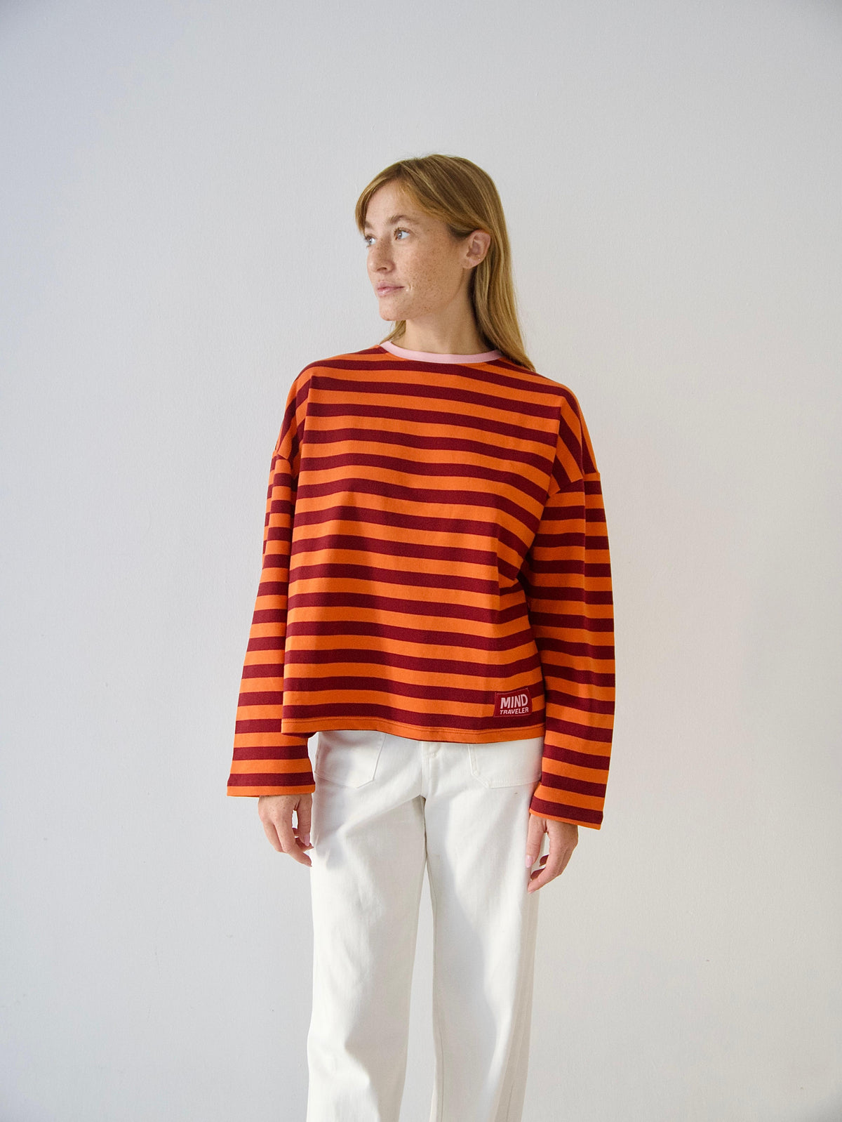 Camiseta Núria Naranja Burgundy