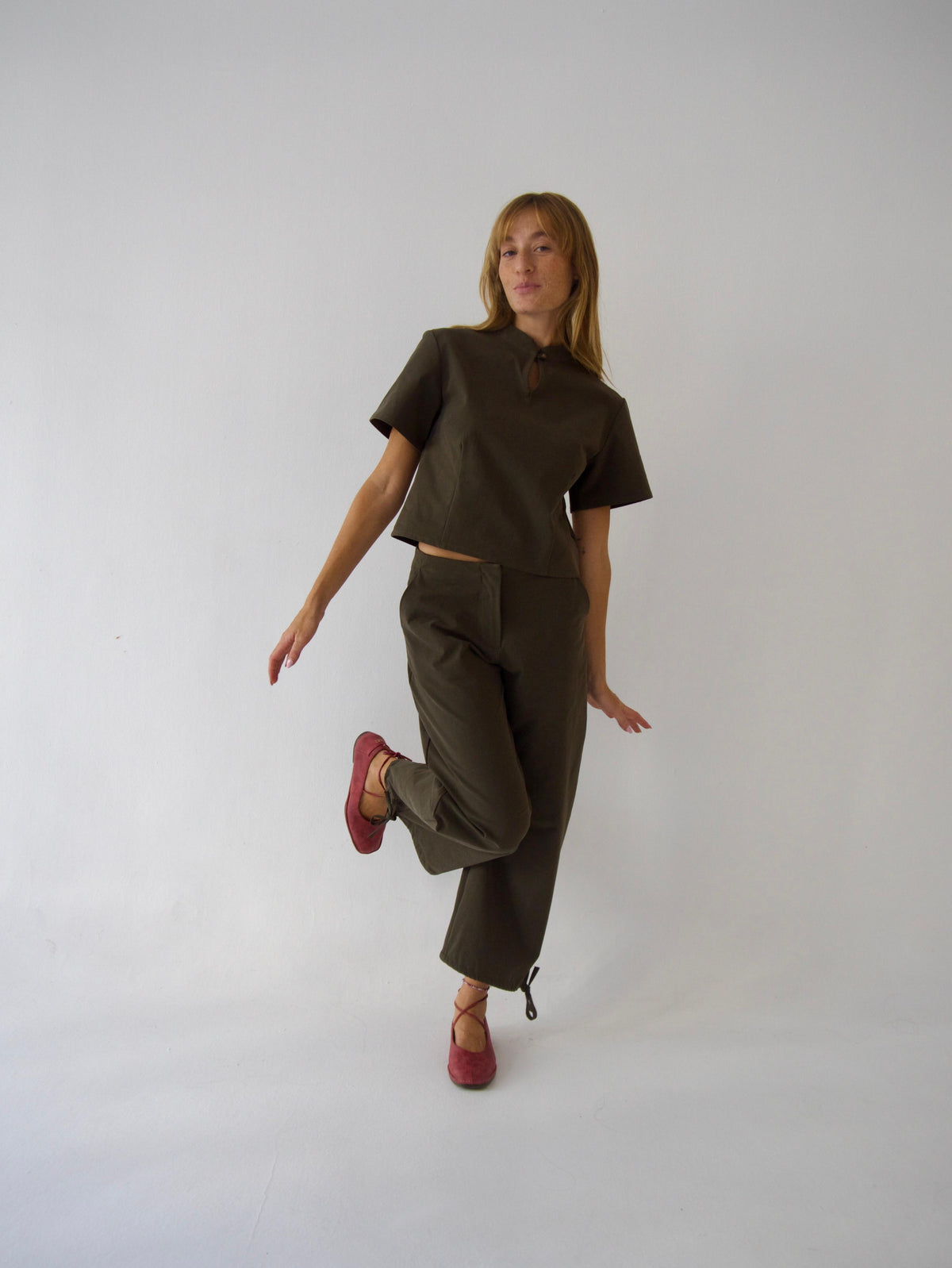 Pantalón Carlota Kaki