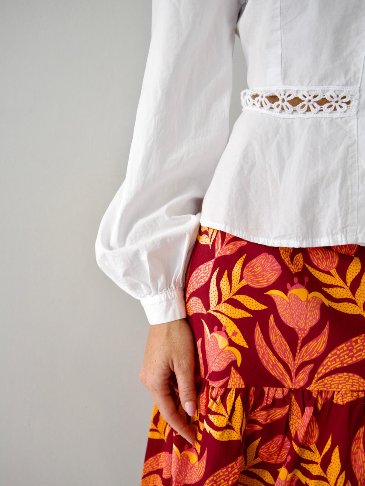 Roma Blouse White