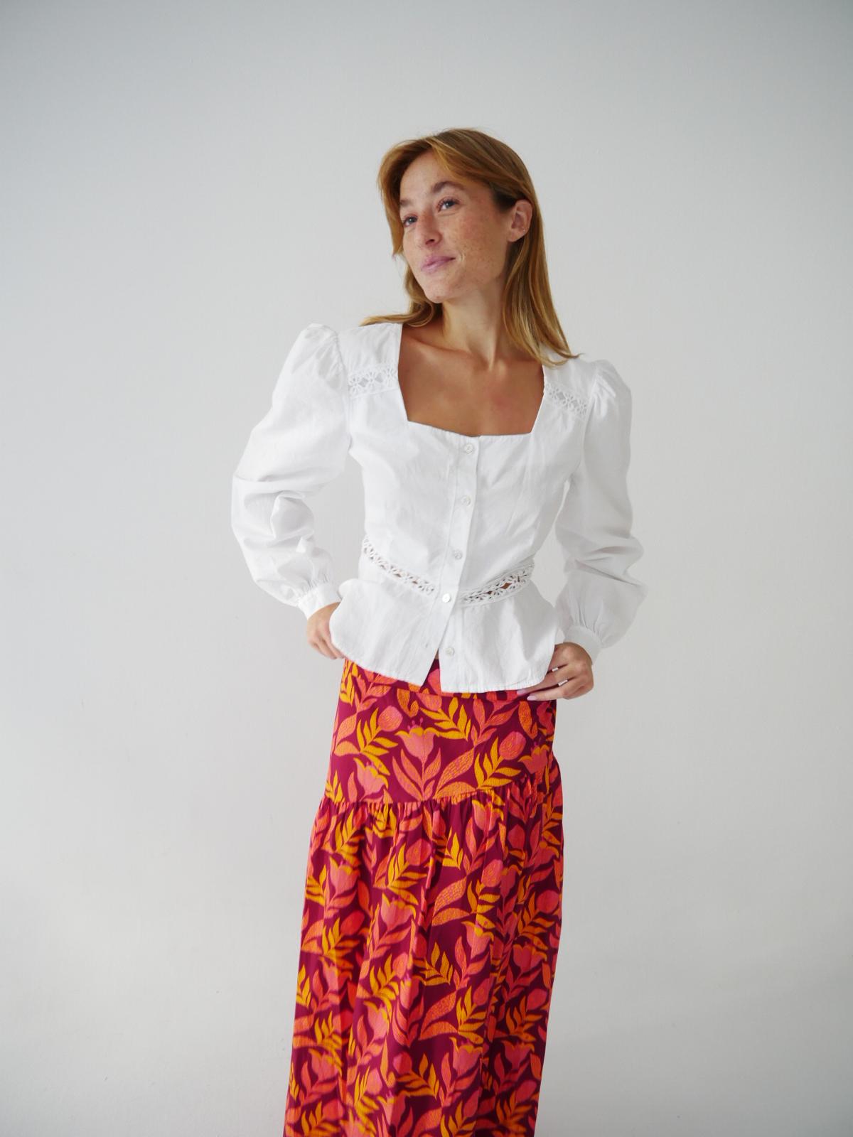 Roma Blouse White