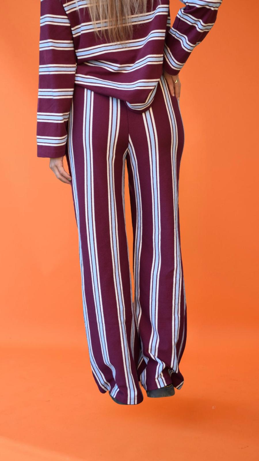 Pantalón Filipa Burgundy