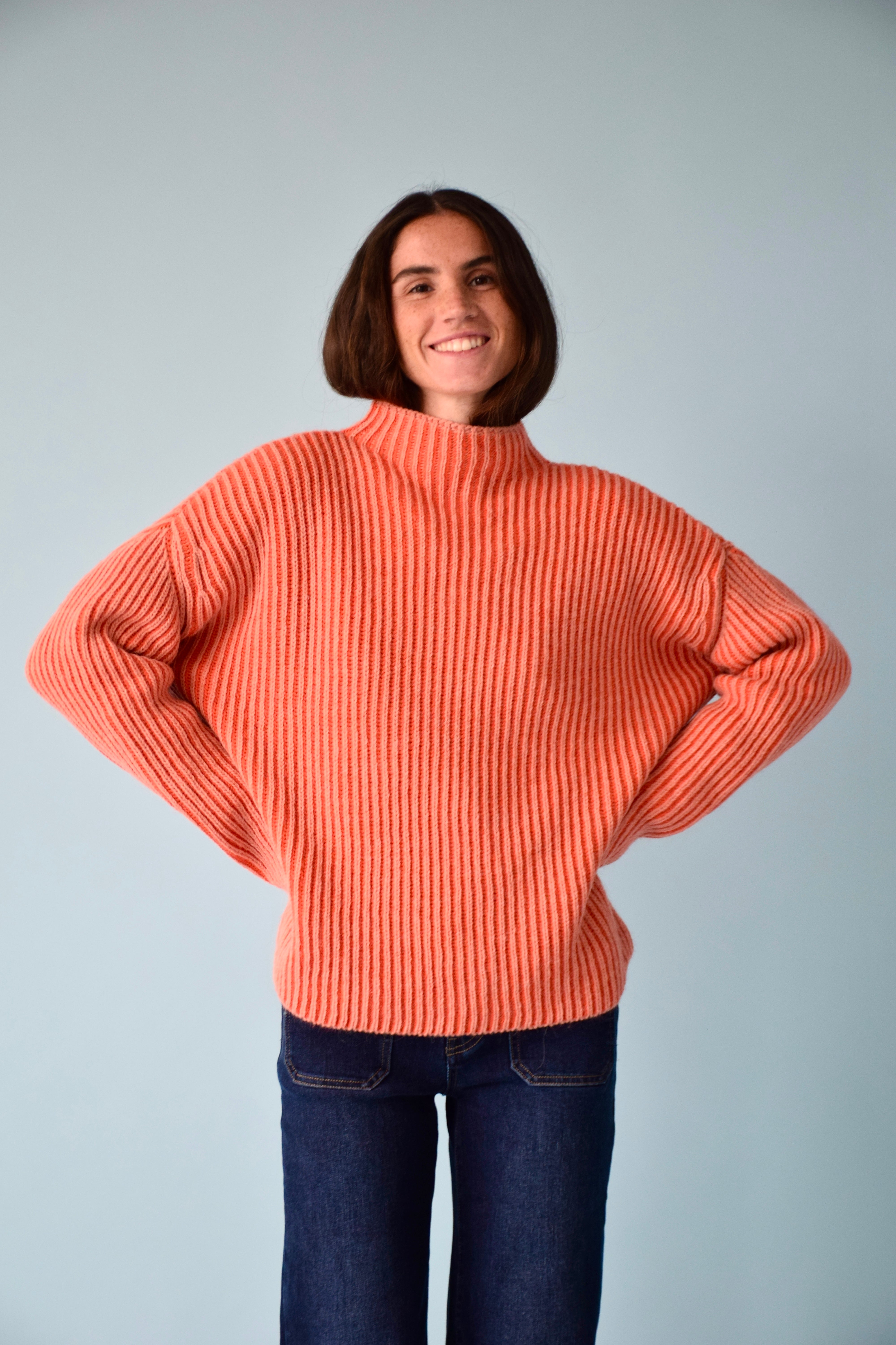 Jersey Rita Naranja y Coral