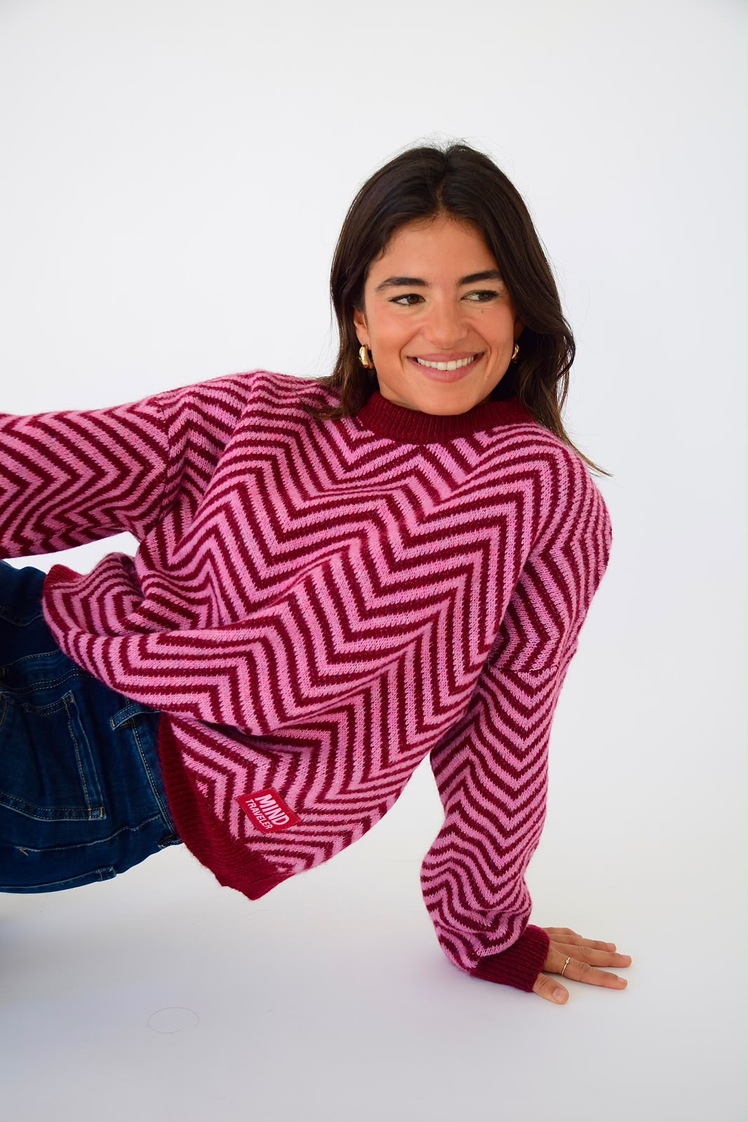 Jersey Leonor Burgundy y Rosa