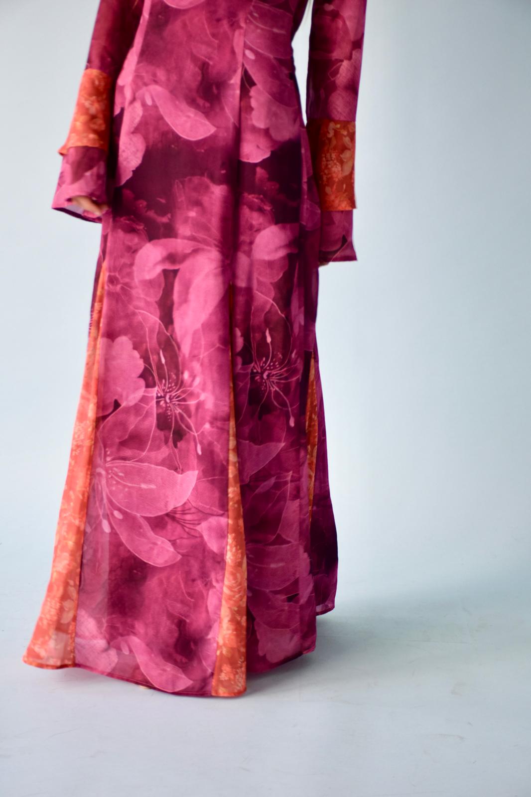 Vestido Camila Burgundy