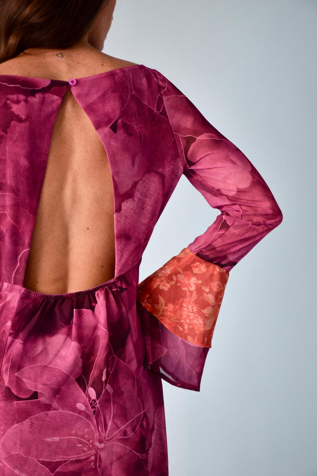 Vestido Camila Burgundy