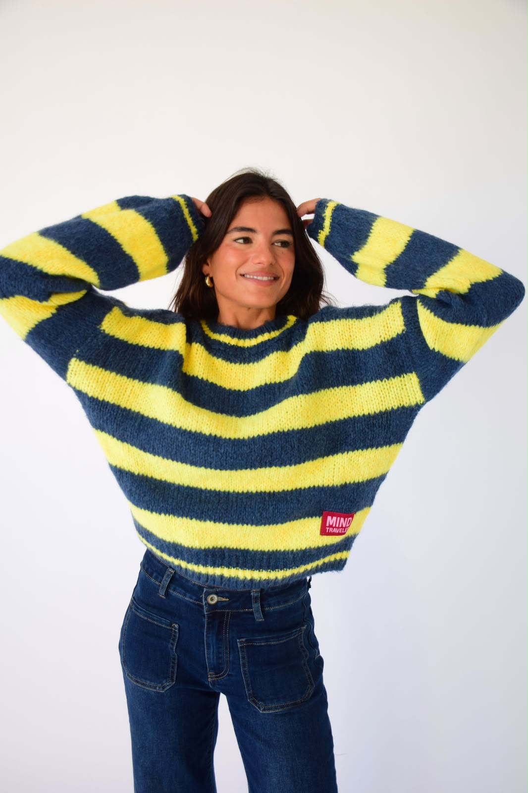 Jersey Aura Amarillo y Marino